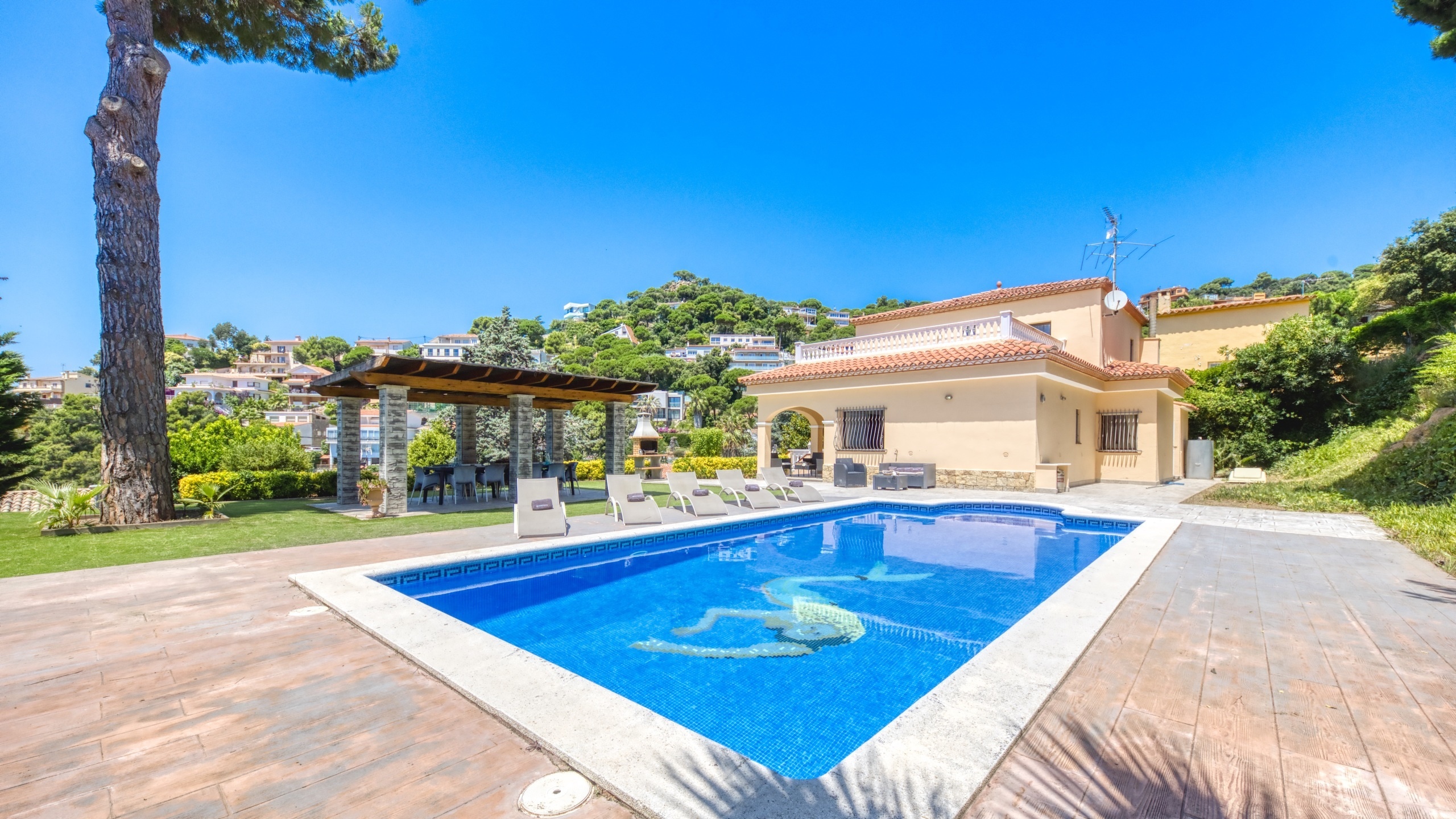 Villas de vacances Costa Brava Espagne - Villa Paris - Piscine