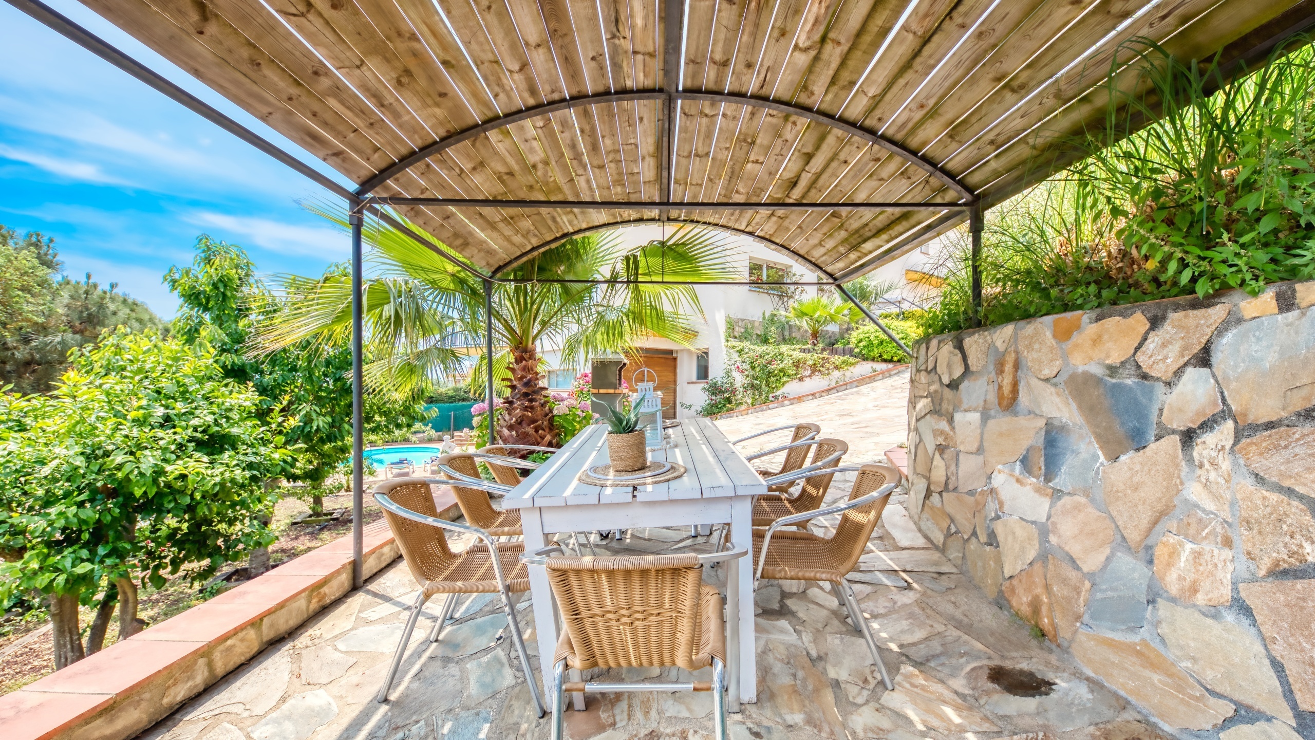 Villas de vacances Costa Brava Espagne - Villa Valentina - Espace barbecue