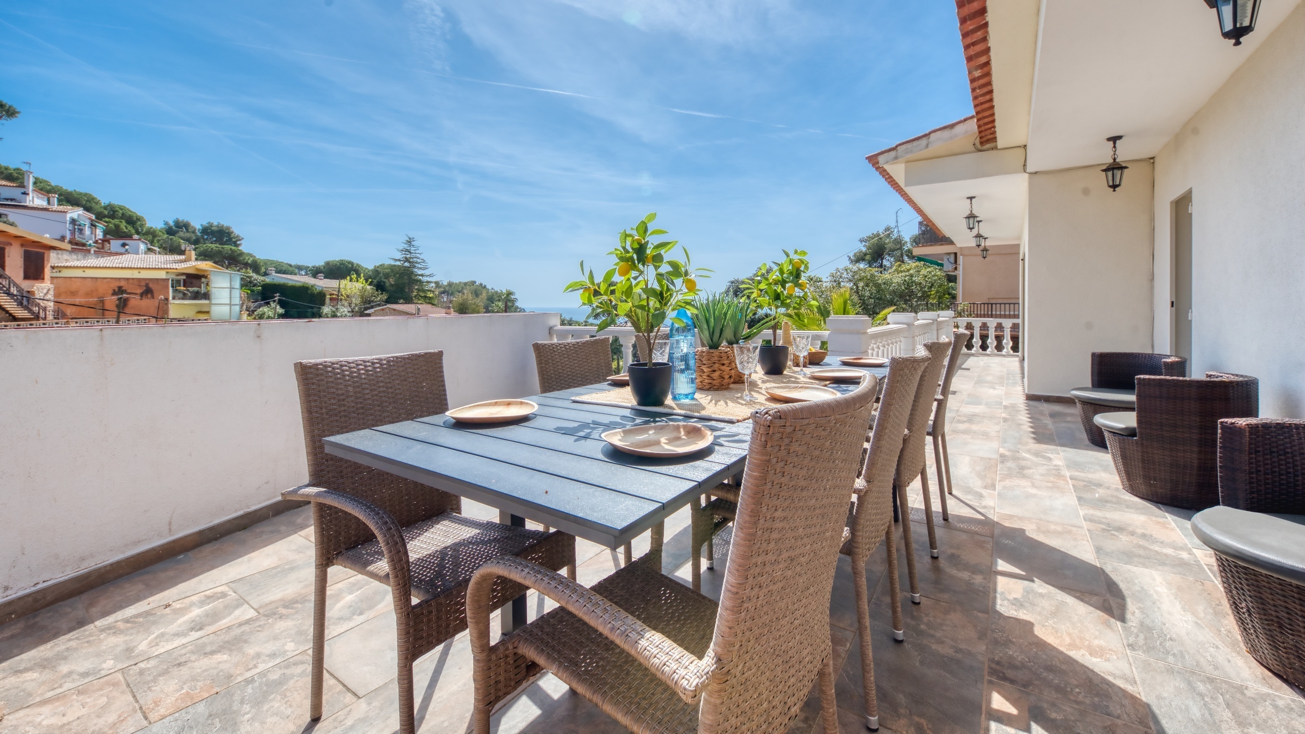 Villas de vacances Costa Brava Espagne - Villa Donna - Terrasse