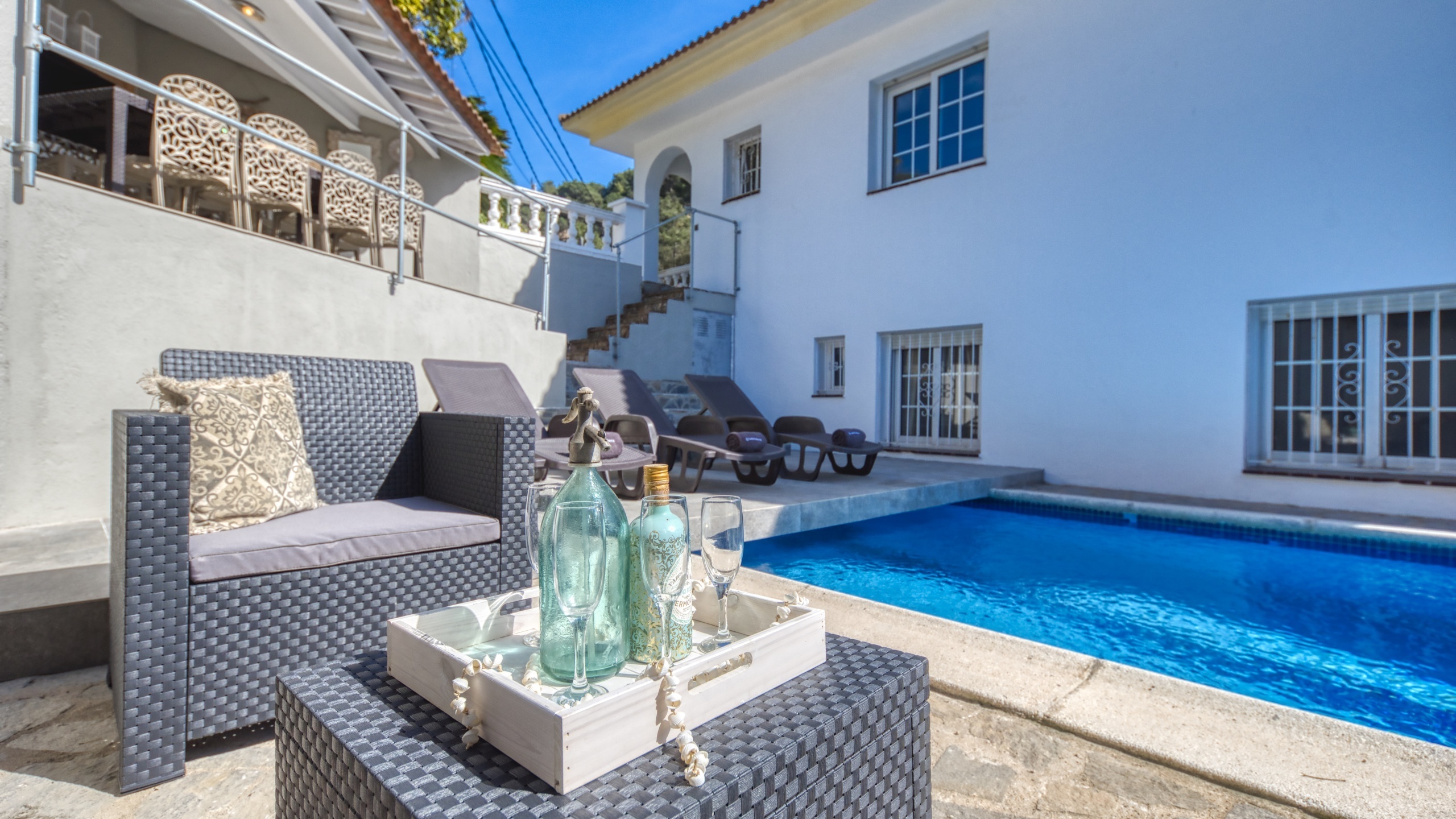 Villas de vacances Costa Brava Espagne - Villa Rosa - Salon