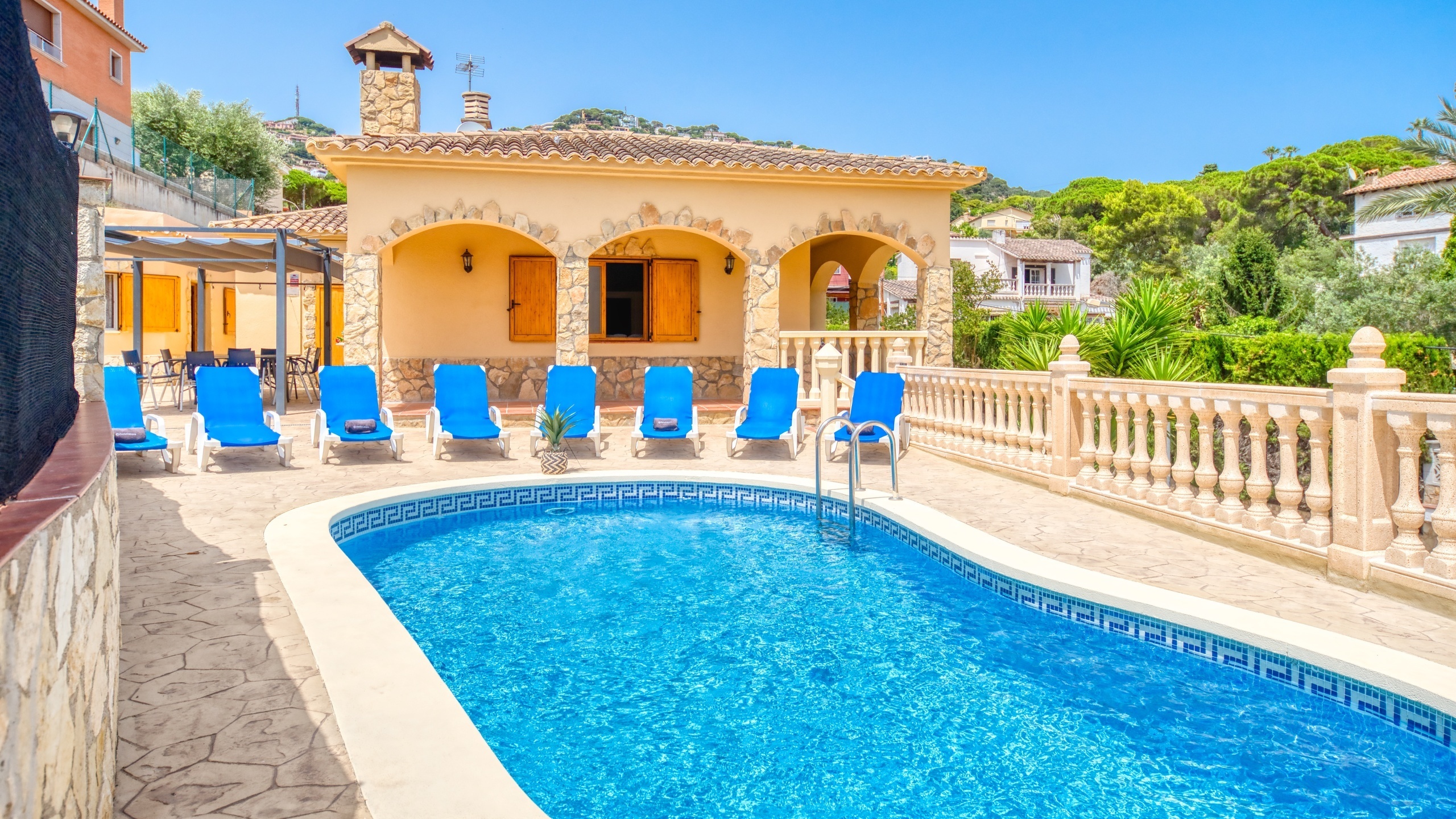Villas de vacances Costa Brava Espagne - Villa Sarai - Piscine