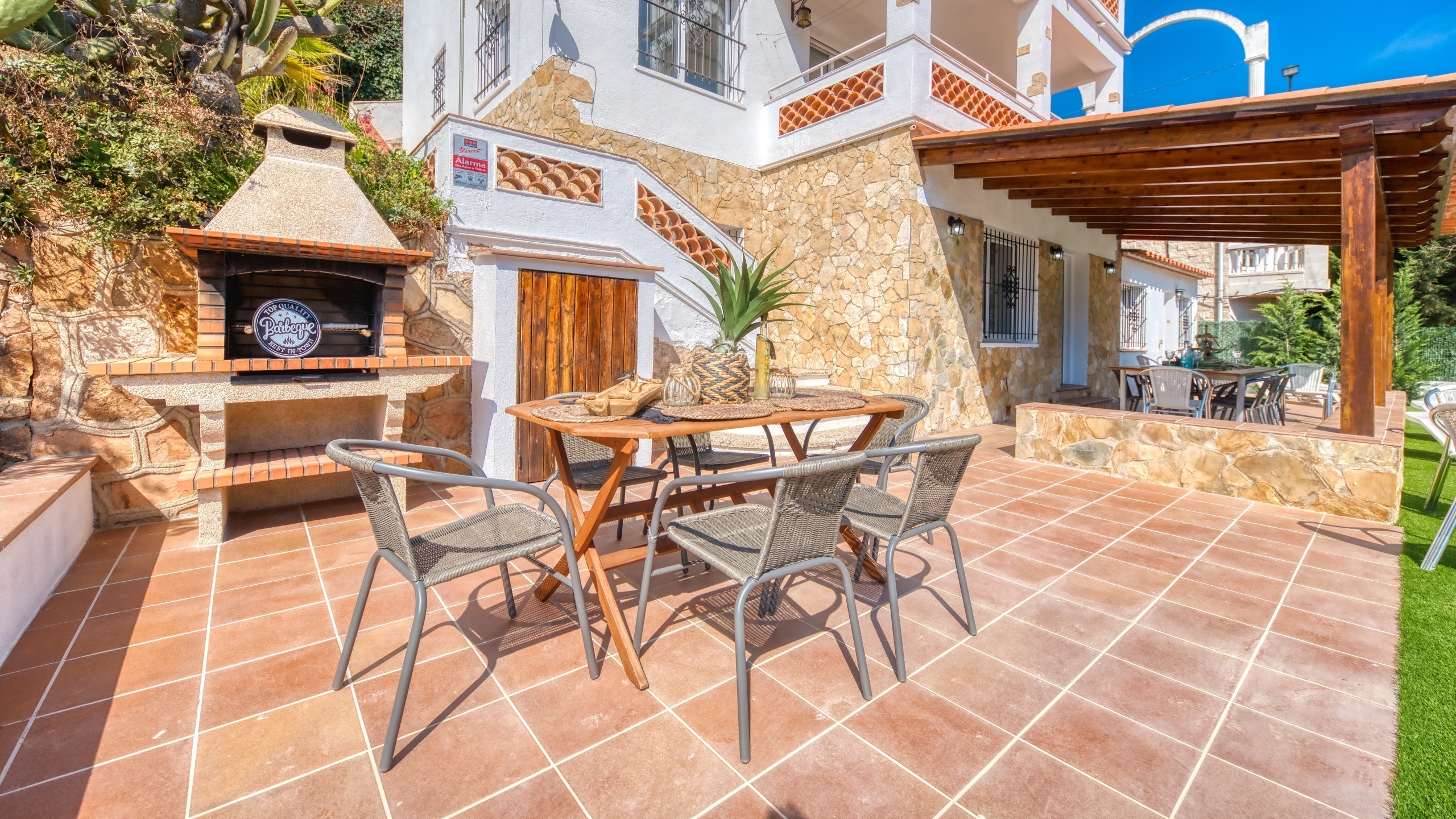 Villas de vacances Costa Brava Espagne - Villa Pilar - Espace barbecue