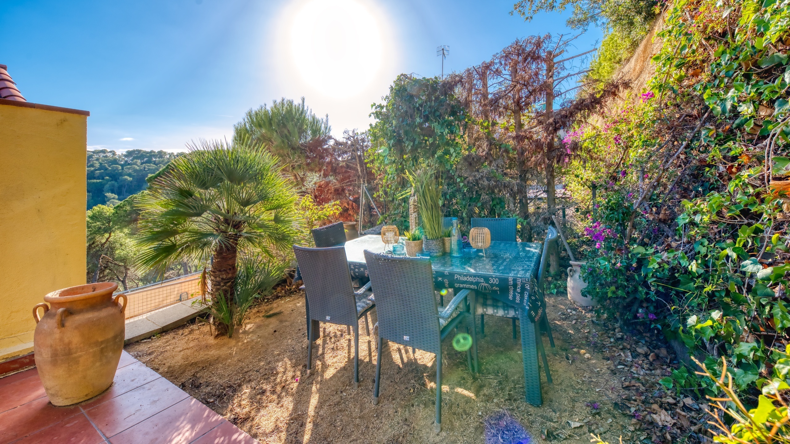 Villas de vacances Costa Brava Espagne - Villa Santa Cristina - Terrasse