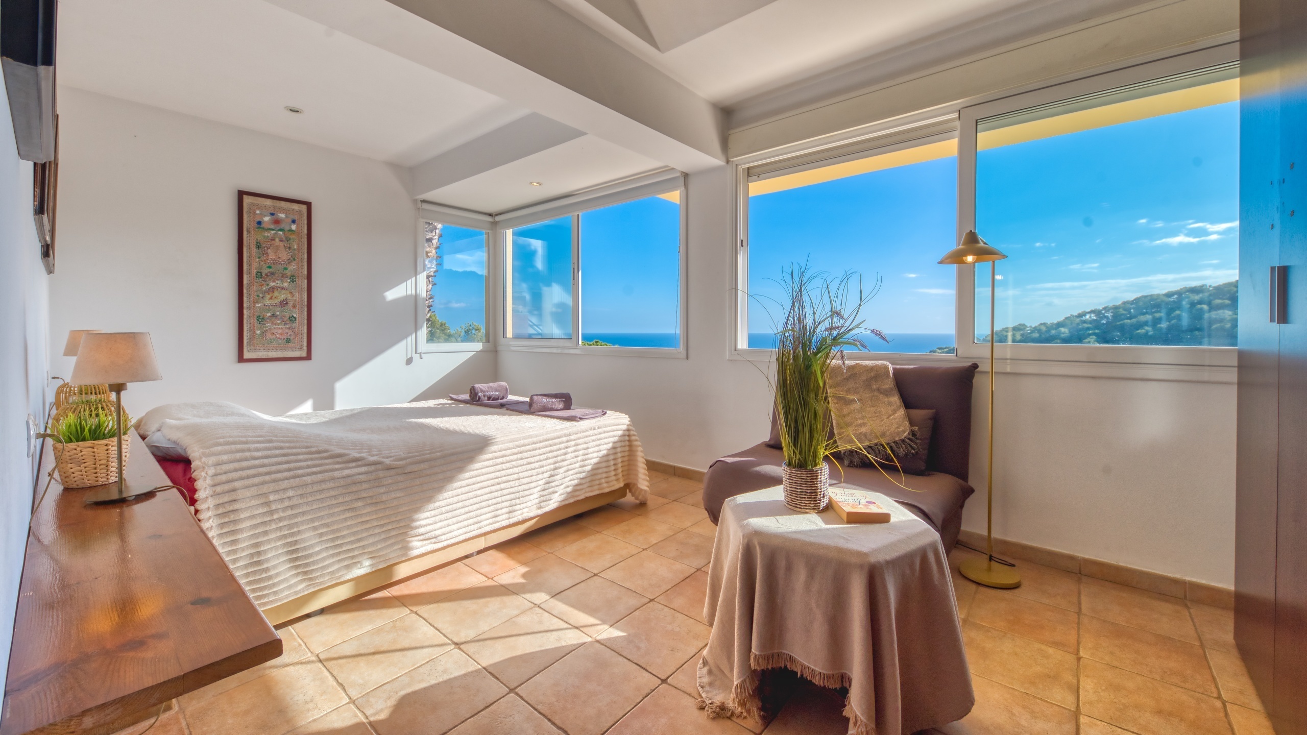 Villas de vacances Costa Brava Espagne - Villa Santa Cristina - Chambre