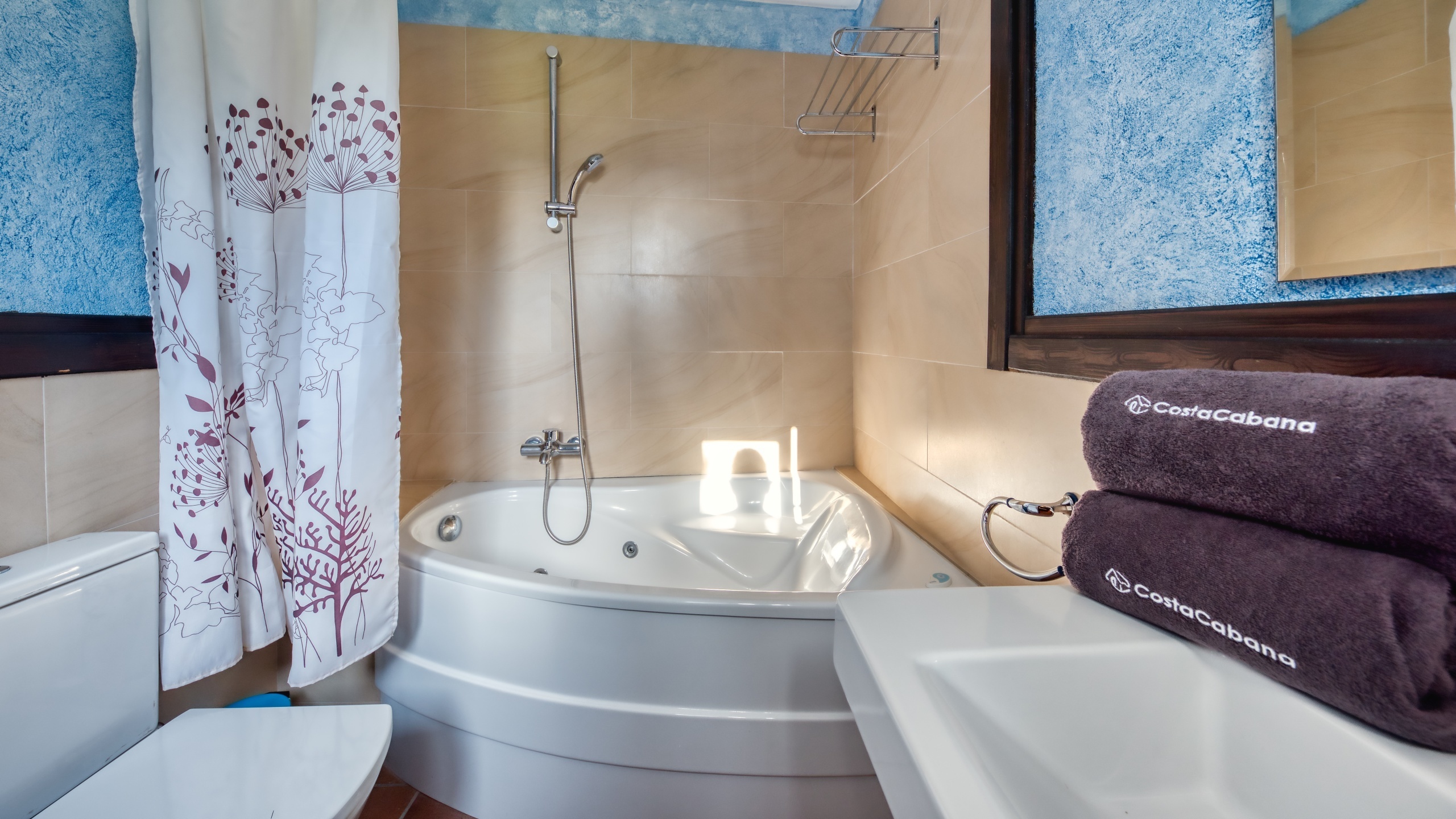 Villas de vacances Costa Brava Countryside Espagne - Villa Can Bernardi - Salle de bain attenante