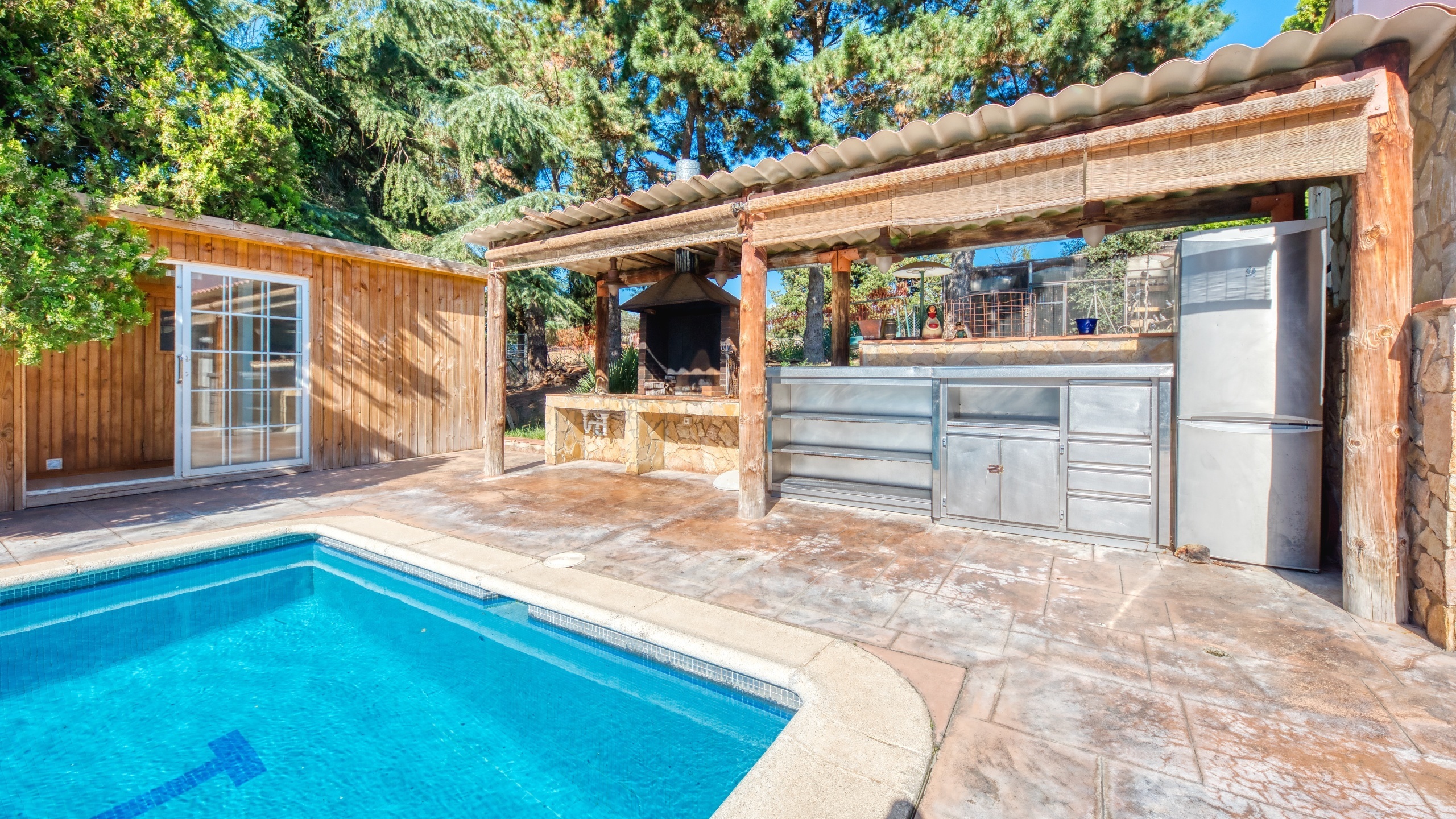 Villas de vacances Costa Brava Countryside Espagne - Villa Can Bernardi - Espace barbecue