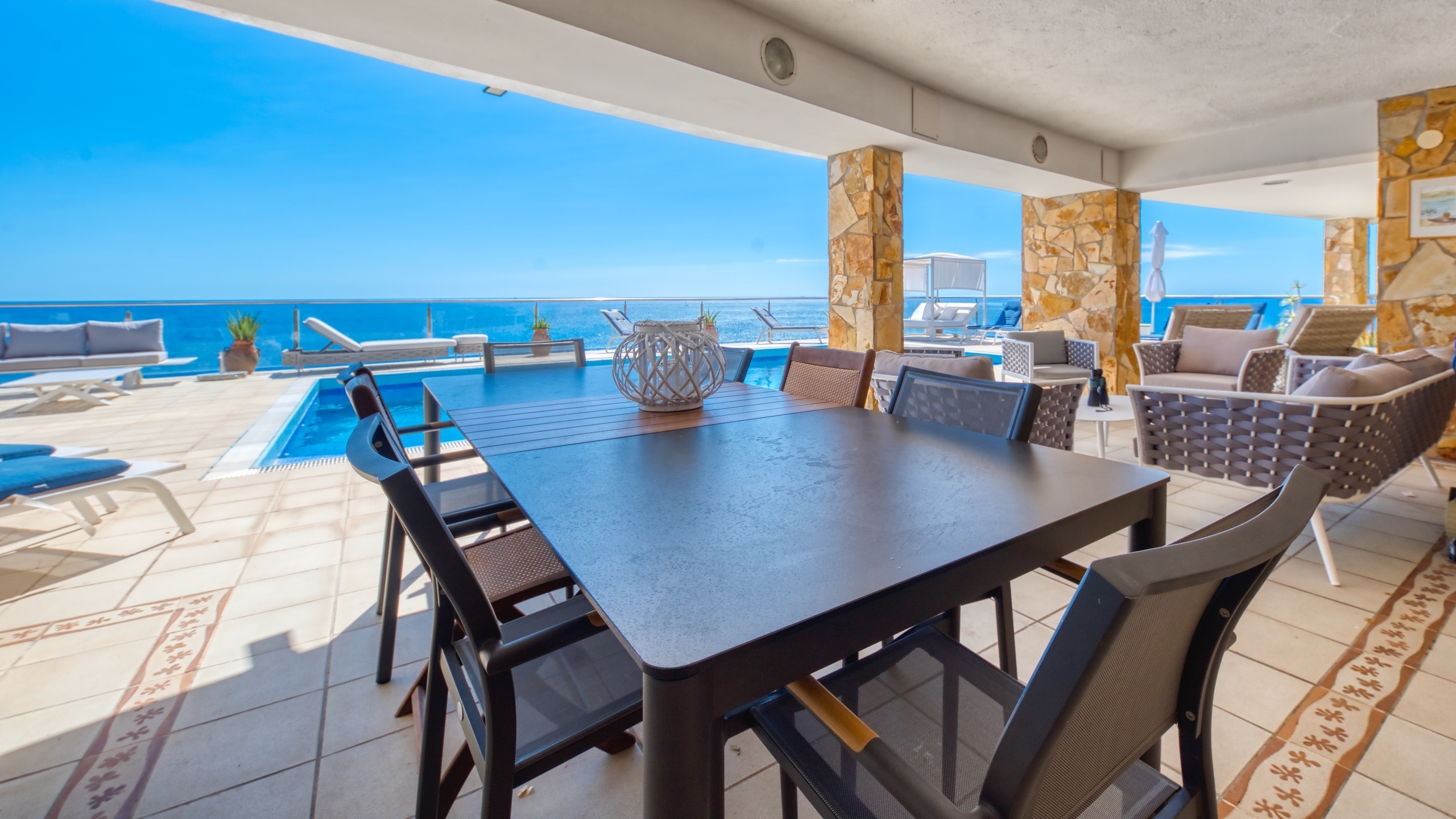 Villas de vacances Costa Brava Espagne - Villa Infinity - Salle