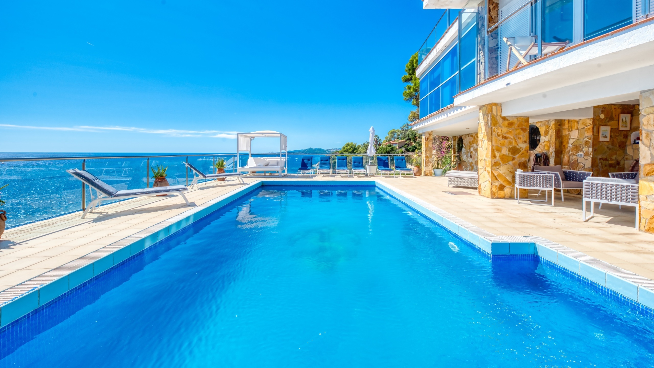 Villas de vacances Costa Brava Espagne - Villa Infinity - Piscine