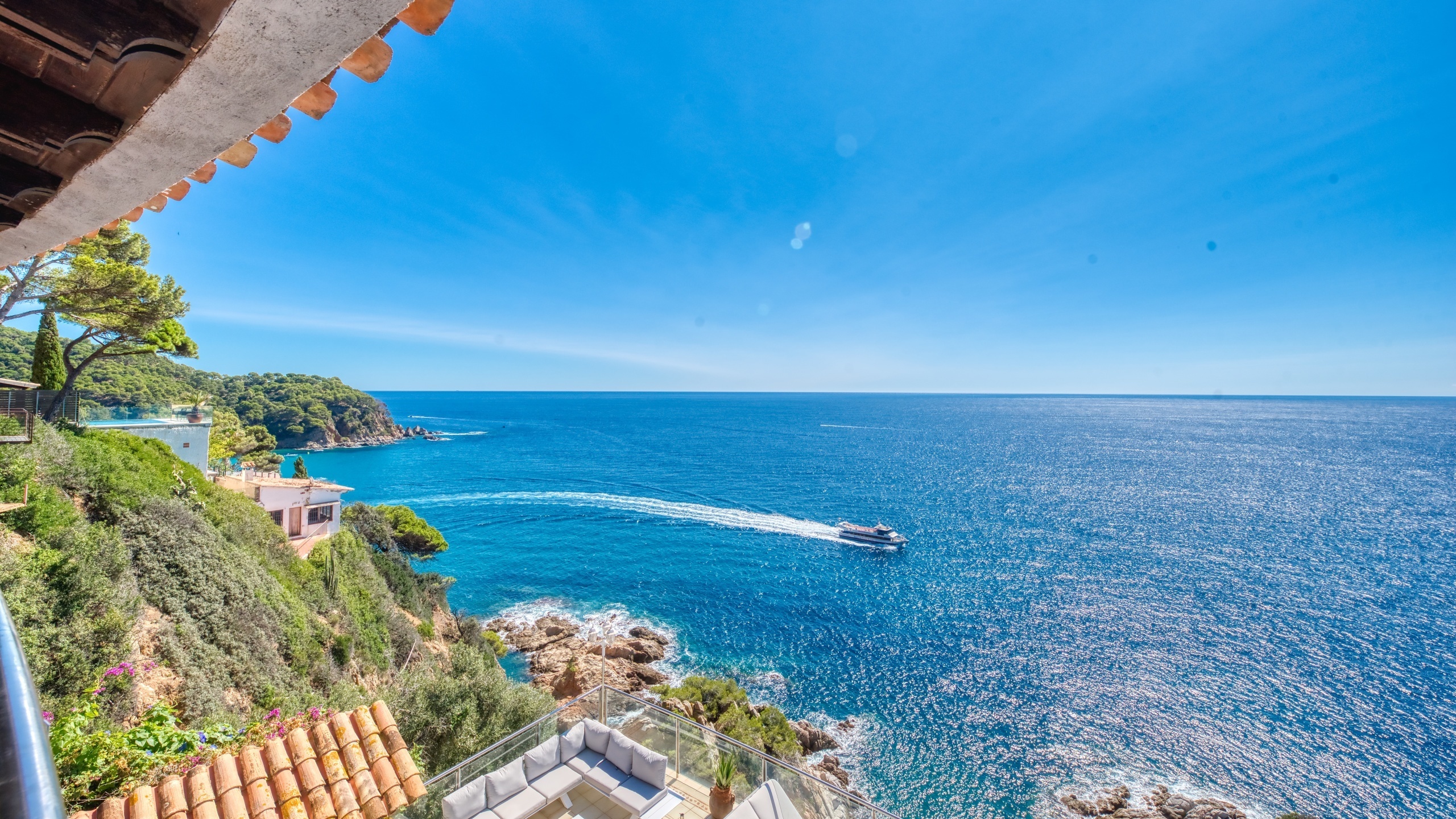 Villas de vacances Costa Brava Espagne - Villa Infinity - L’une des vues