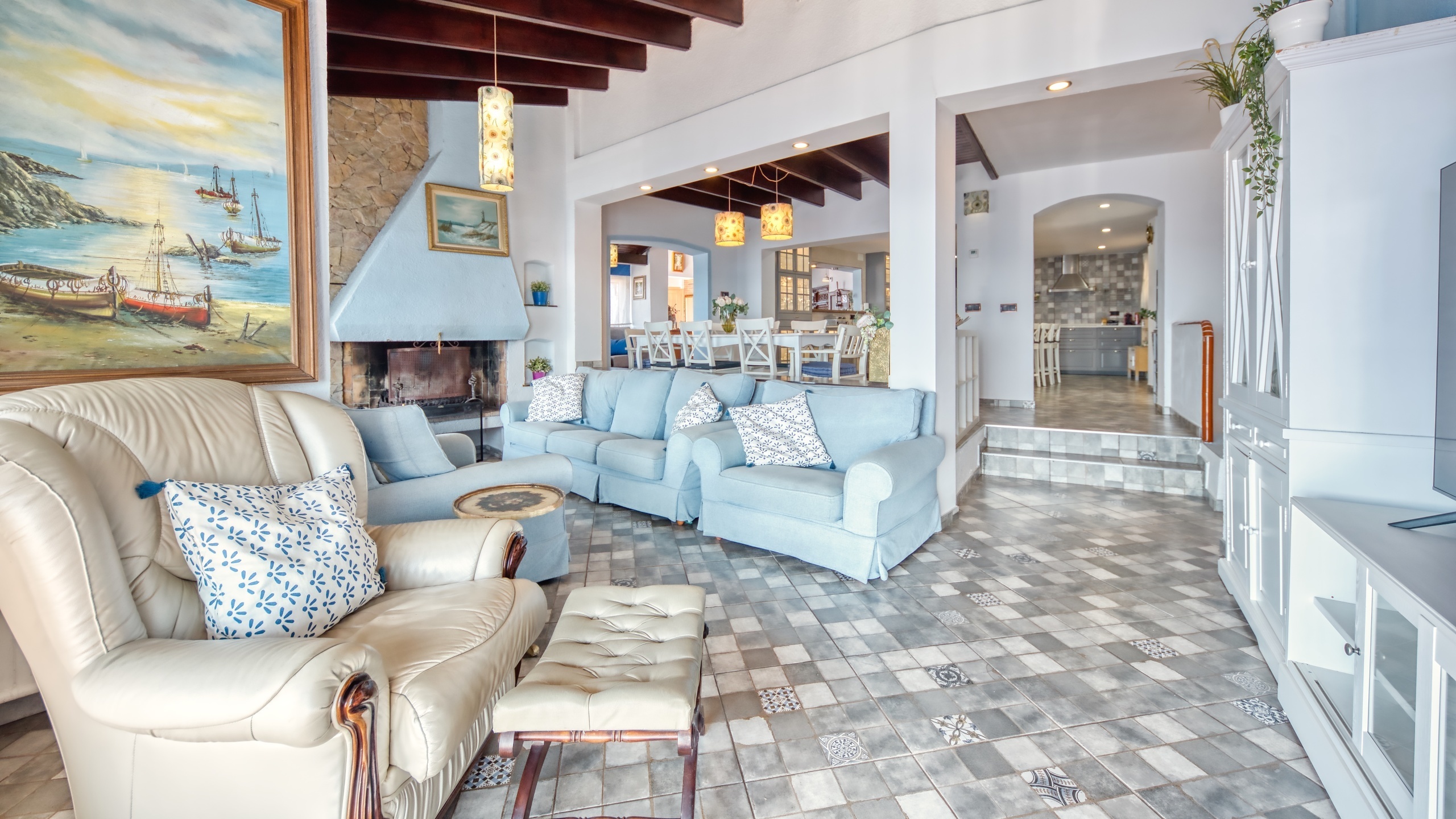 Villas de vacances Costa Brava Espagne - Villa Infinity - Espace de vie