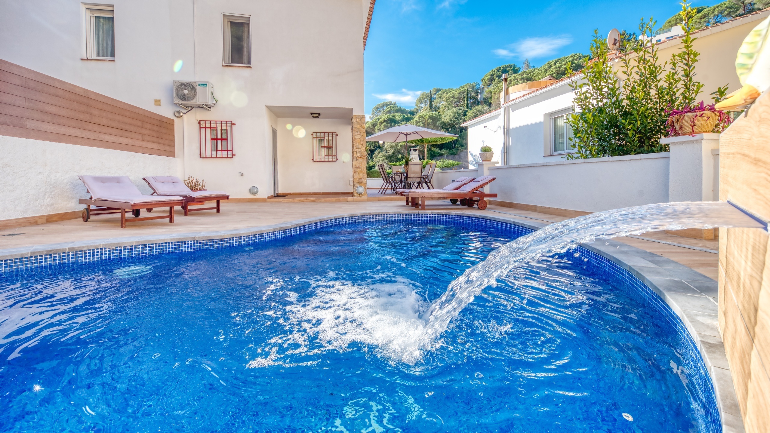 Villas de vacances Costa Brava Espagne - Villa Blanca - Piscine