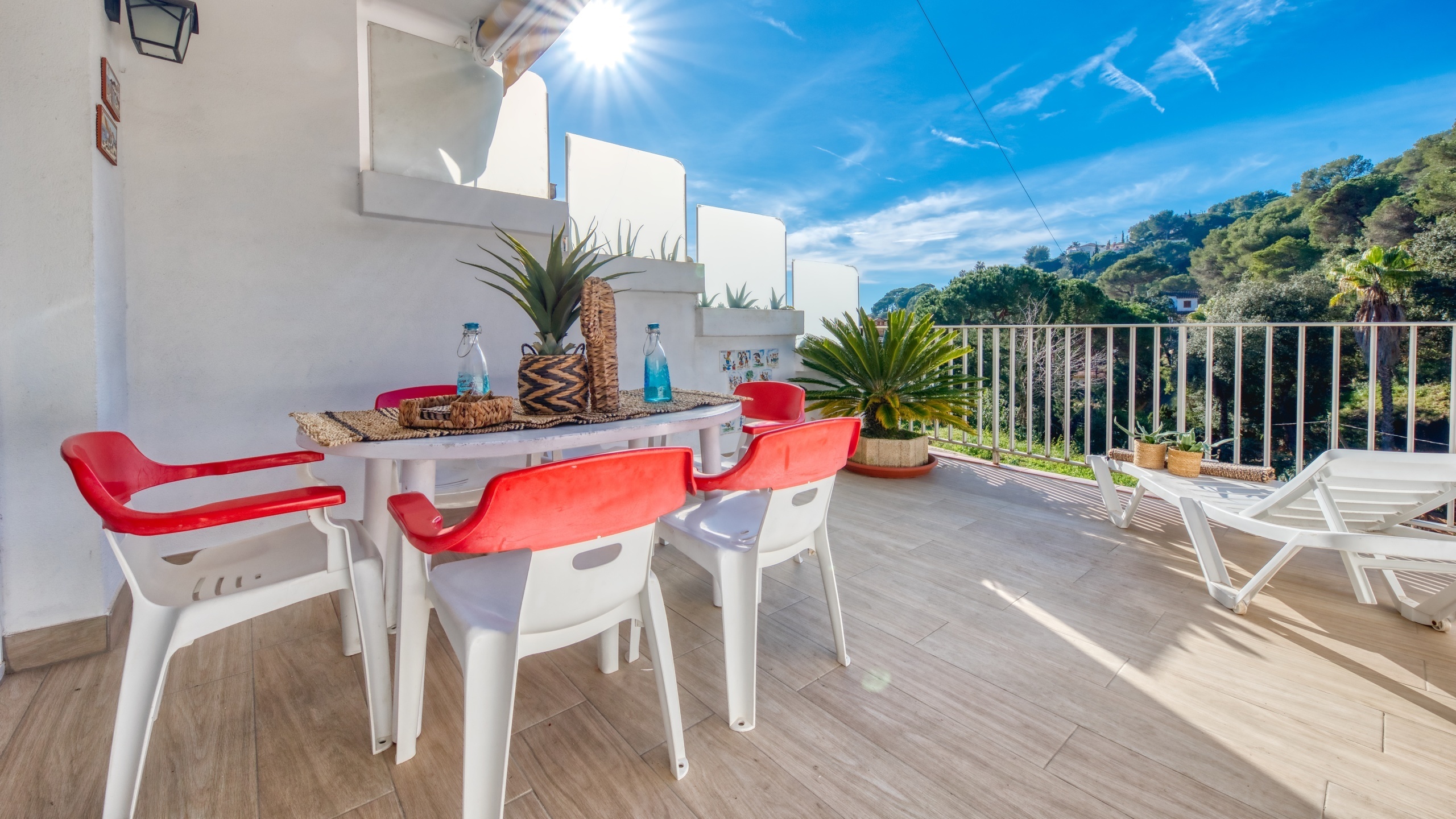 Villas de vacances Costa Brava Espagne - Villa Blanca - Terrasse