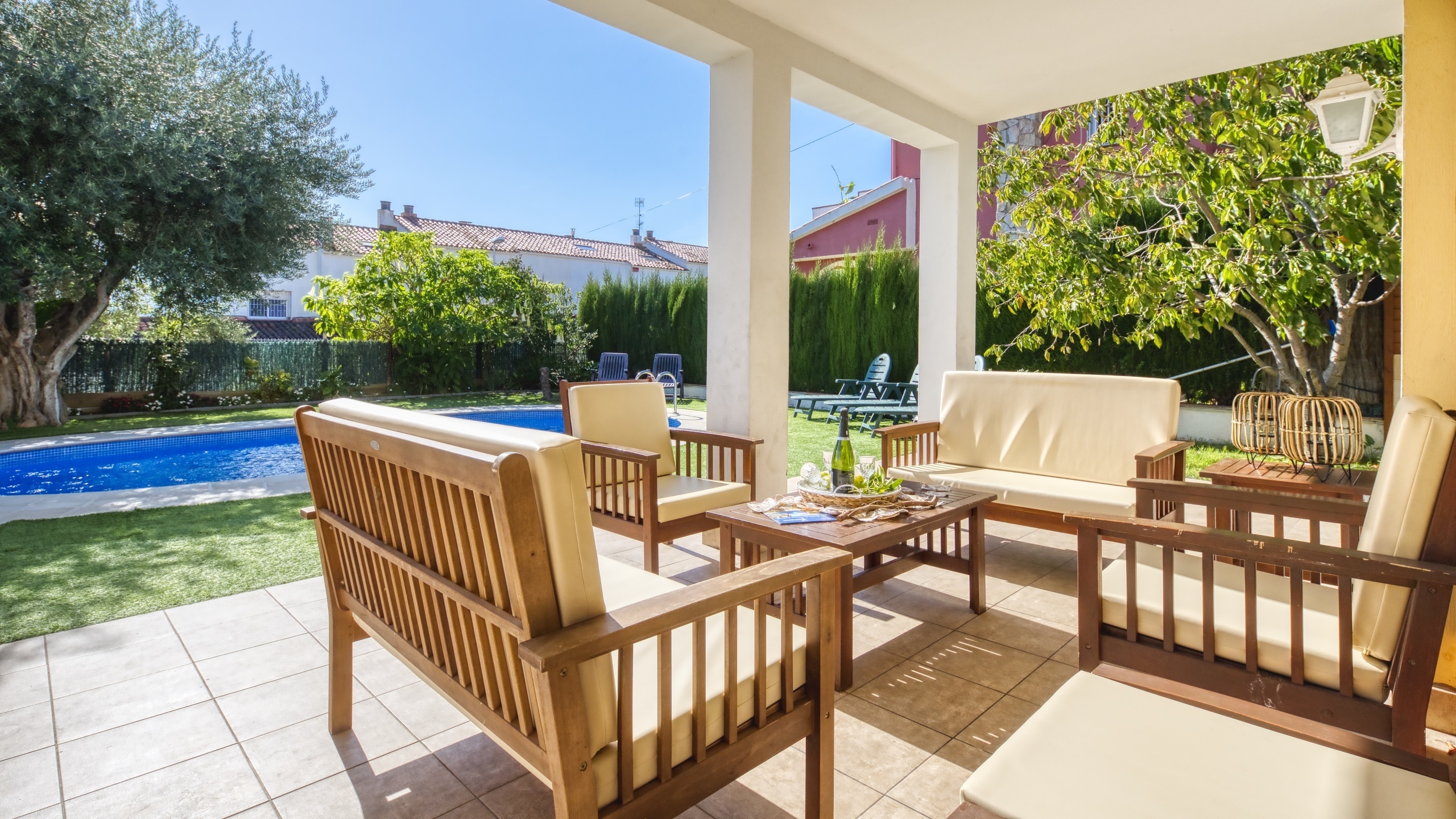 Villas de vacances Costa Brava Espagne - Villa Baileys - Terrasse