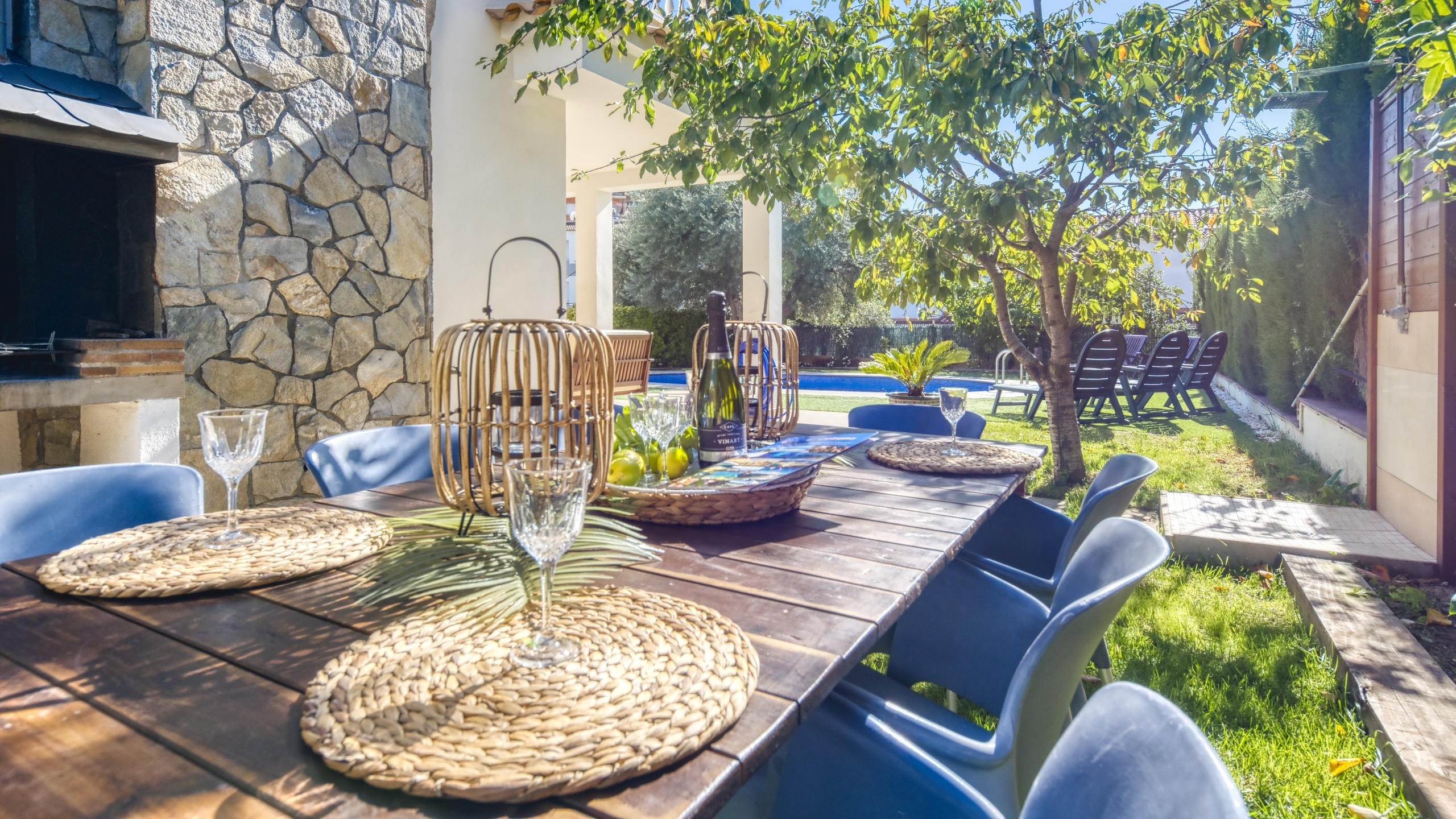 Villas de vacances Costa Brava Espagne - Villa Baileys - Espace barbecue