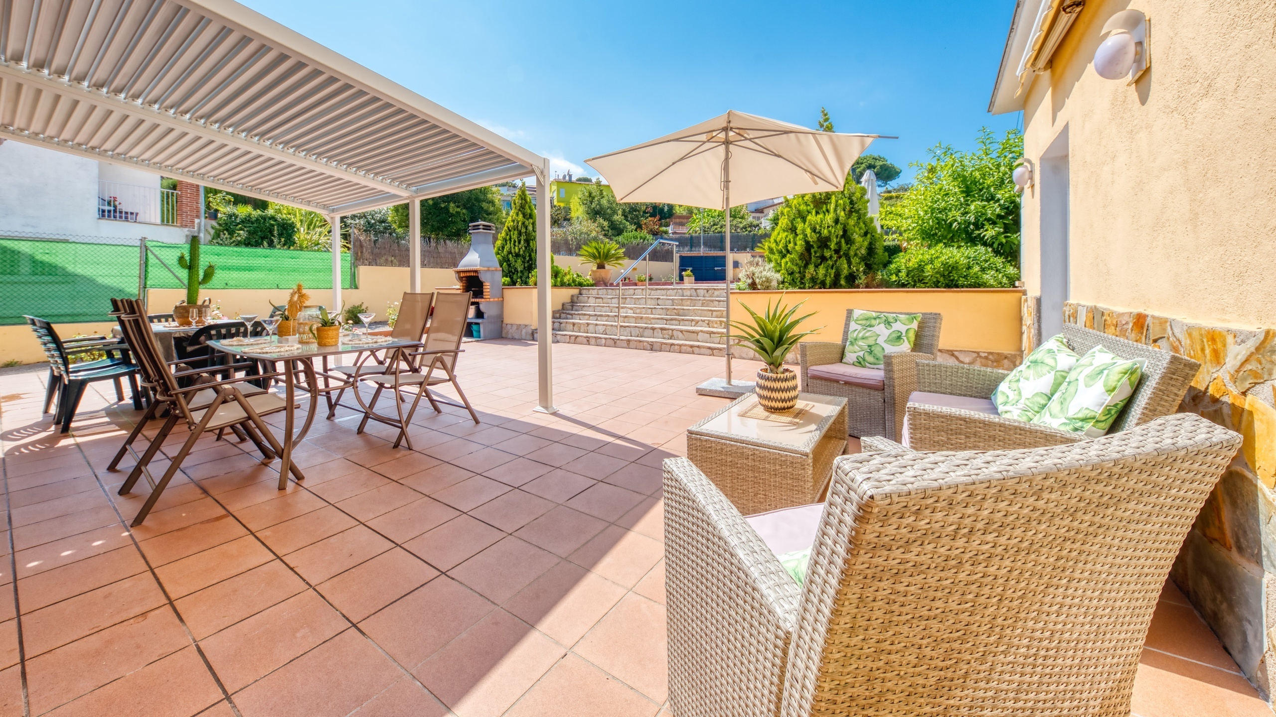 Villas de vacances Costa Brava Espagne - Villa Miro - Terrasse