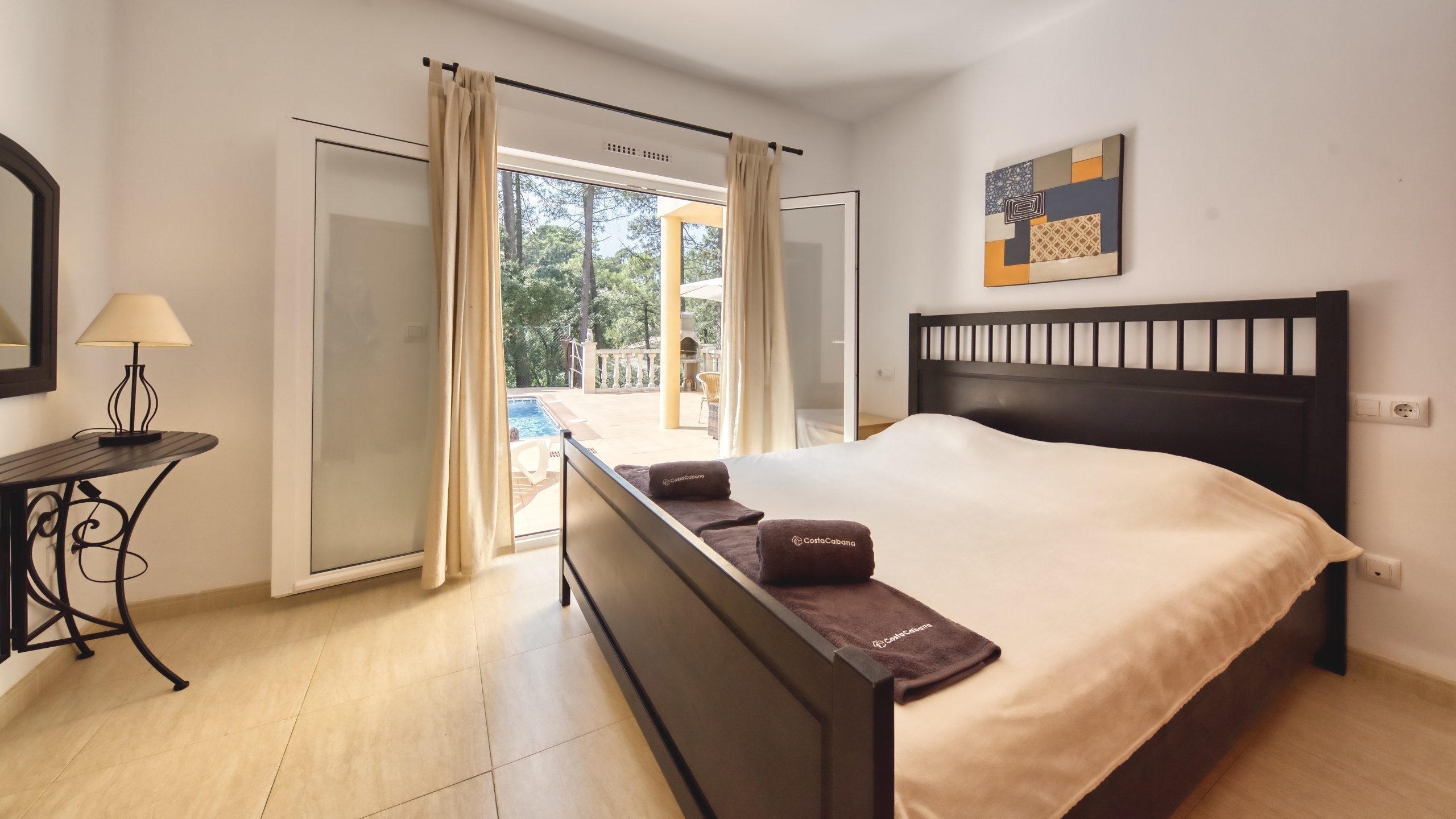 Villas de vacances Costa Brava Espagne - Villa Esmee - Chambre des maîtres