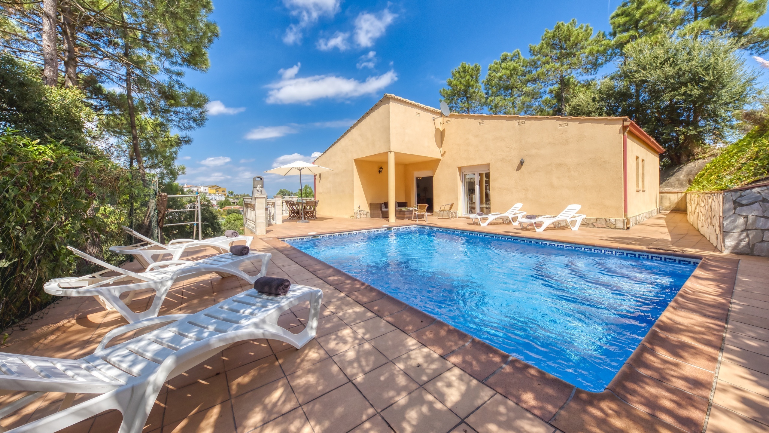Villas de vacances Costa Brava Espagne - Villa Esmee - Jardin