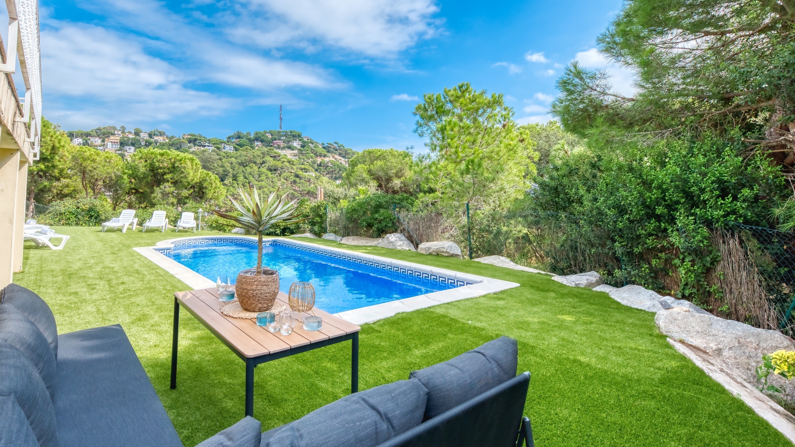 Villas de vacances Costa Brava Espagne - Villa La Luna - Salon