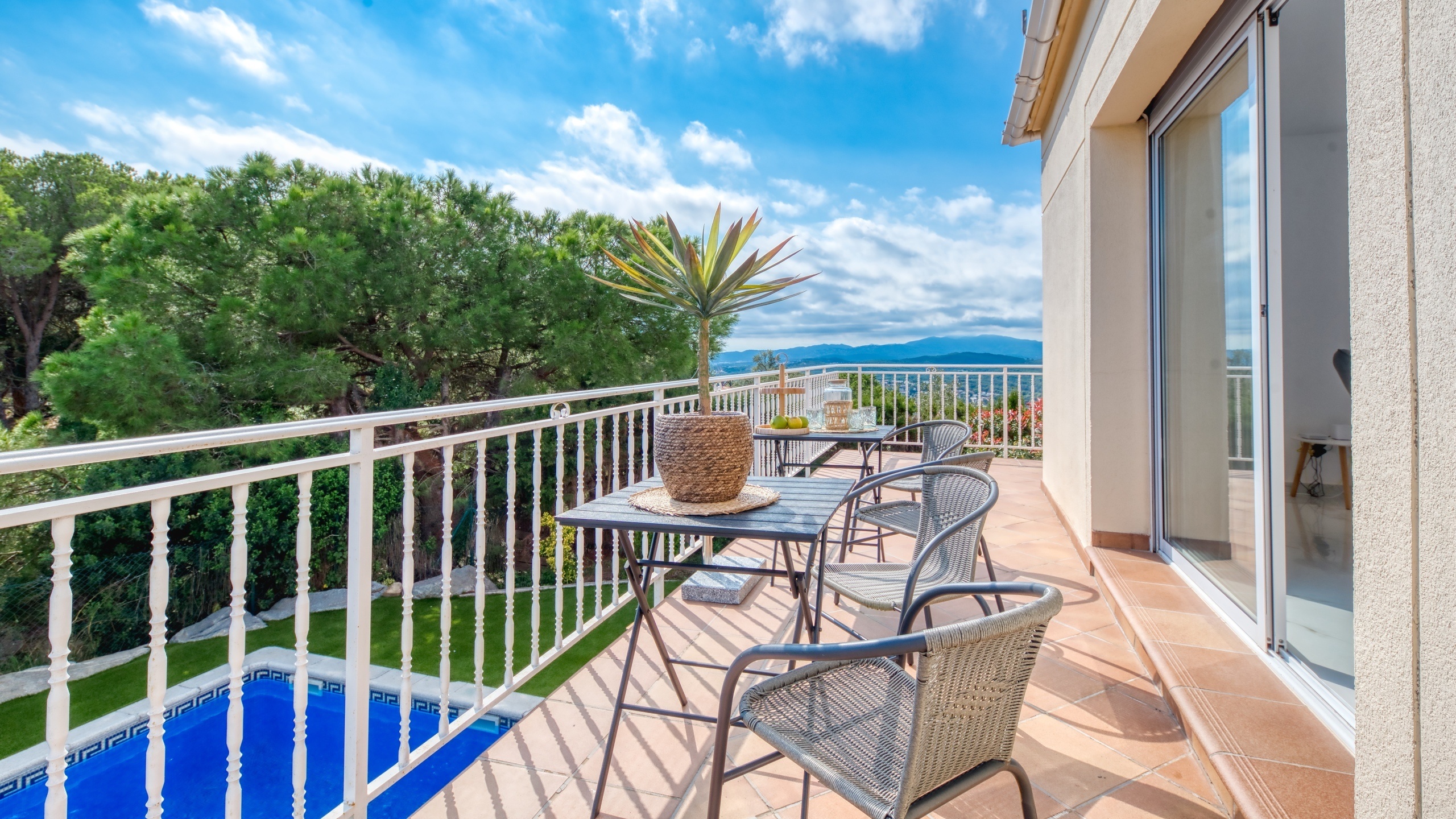 Villas de vacances Costa Brava Espagne - Villa La Luna - Terrasse