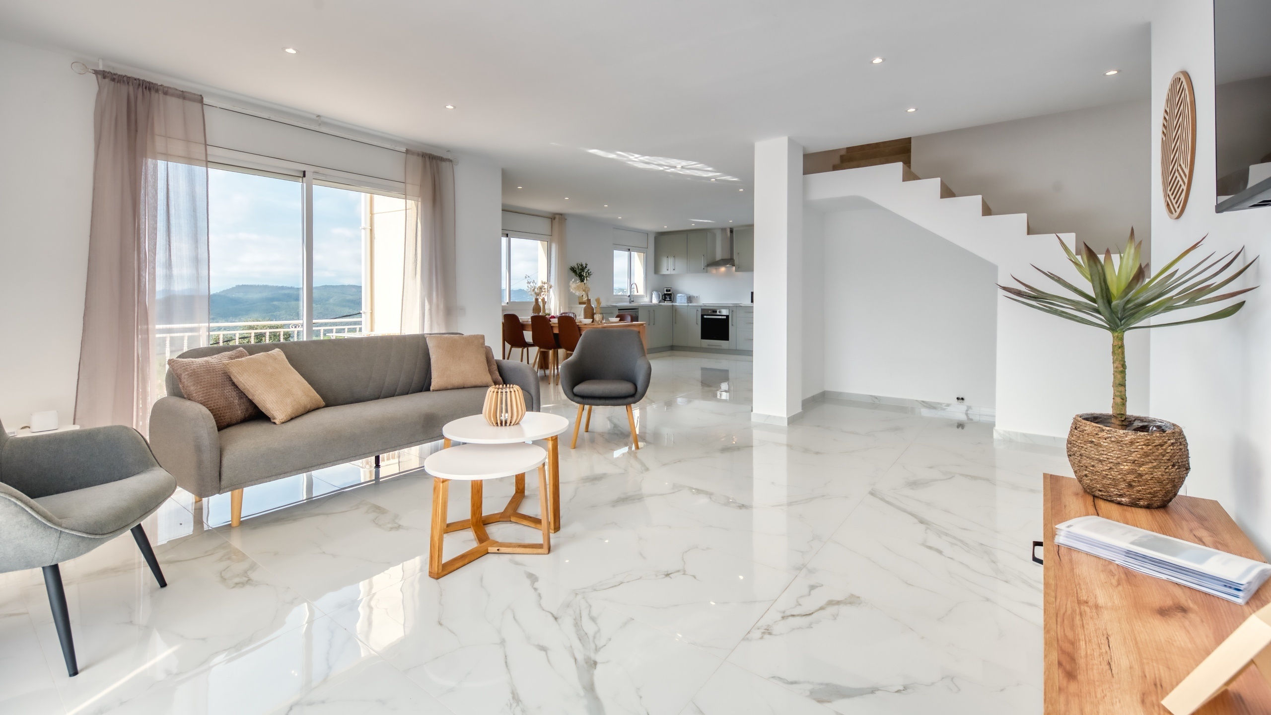 Villas de vacances Costa Brava Espagne - Villa La Luna - Espace de vie