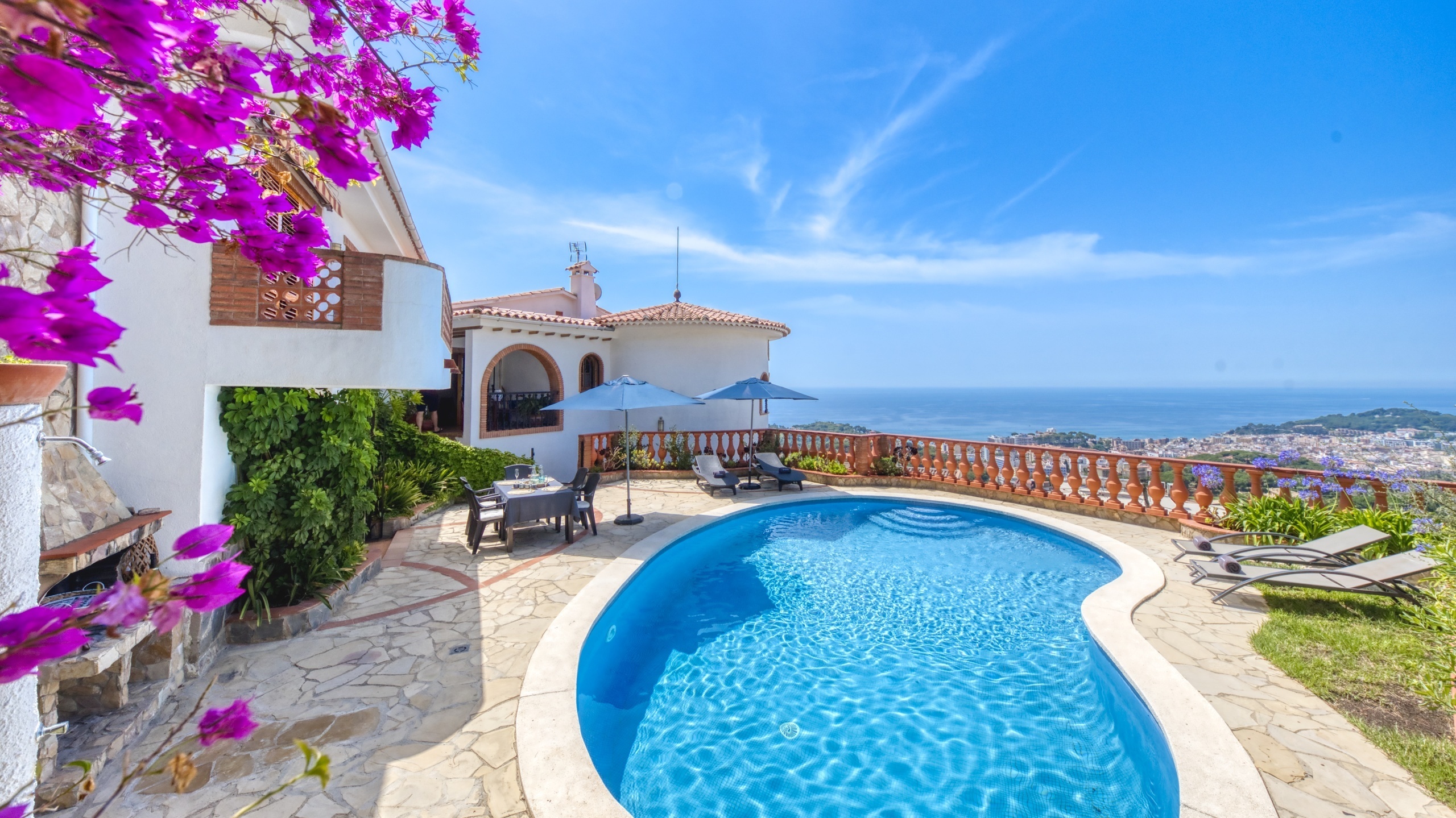 Villas de vacances Costa Brava Espagne - Villa Lazelle - Piscine