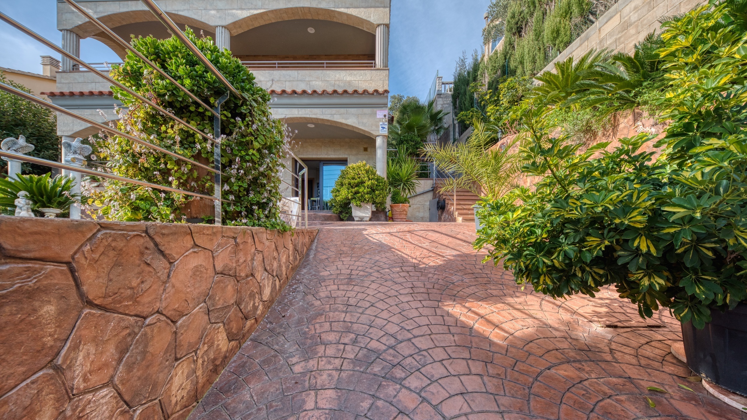 Villas de vacances Costa Brava Espagne - Villa Grace - Entrée