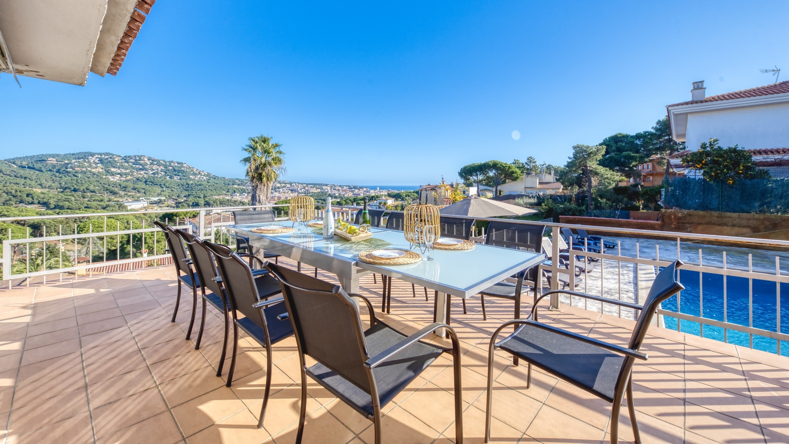 Villas de vacances Costa Brava Espagne - Villa Abigail - Espace barbecue