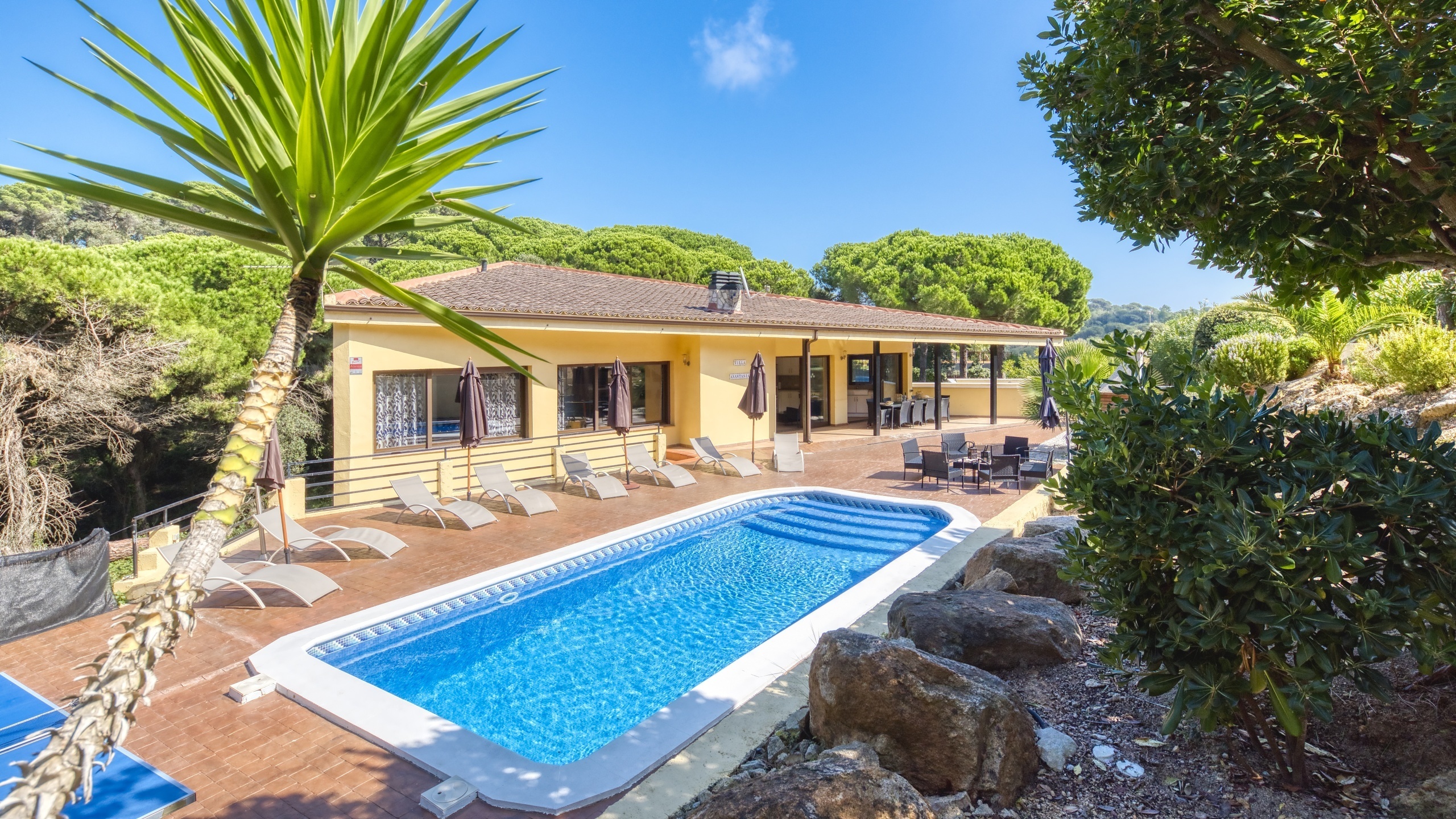 Villas de vacances Costa Brava Espagne - Villa Anastasia - Piscine