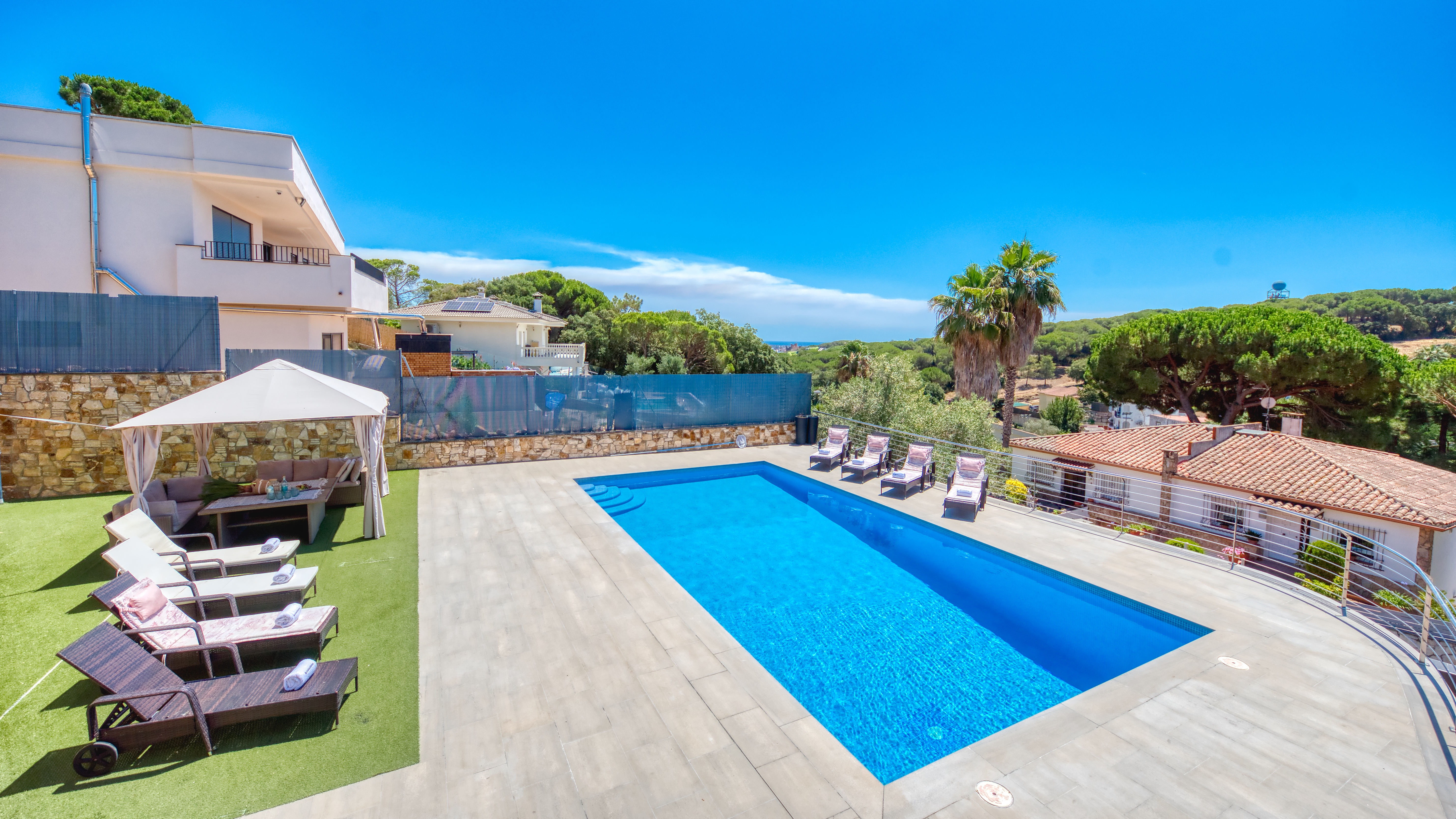 Villas de vacances Costa Brava Espagne - Villa SummerDream - Chaises longues