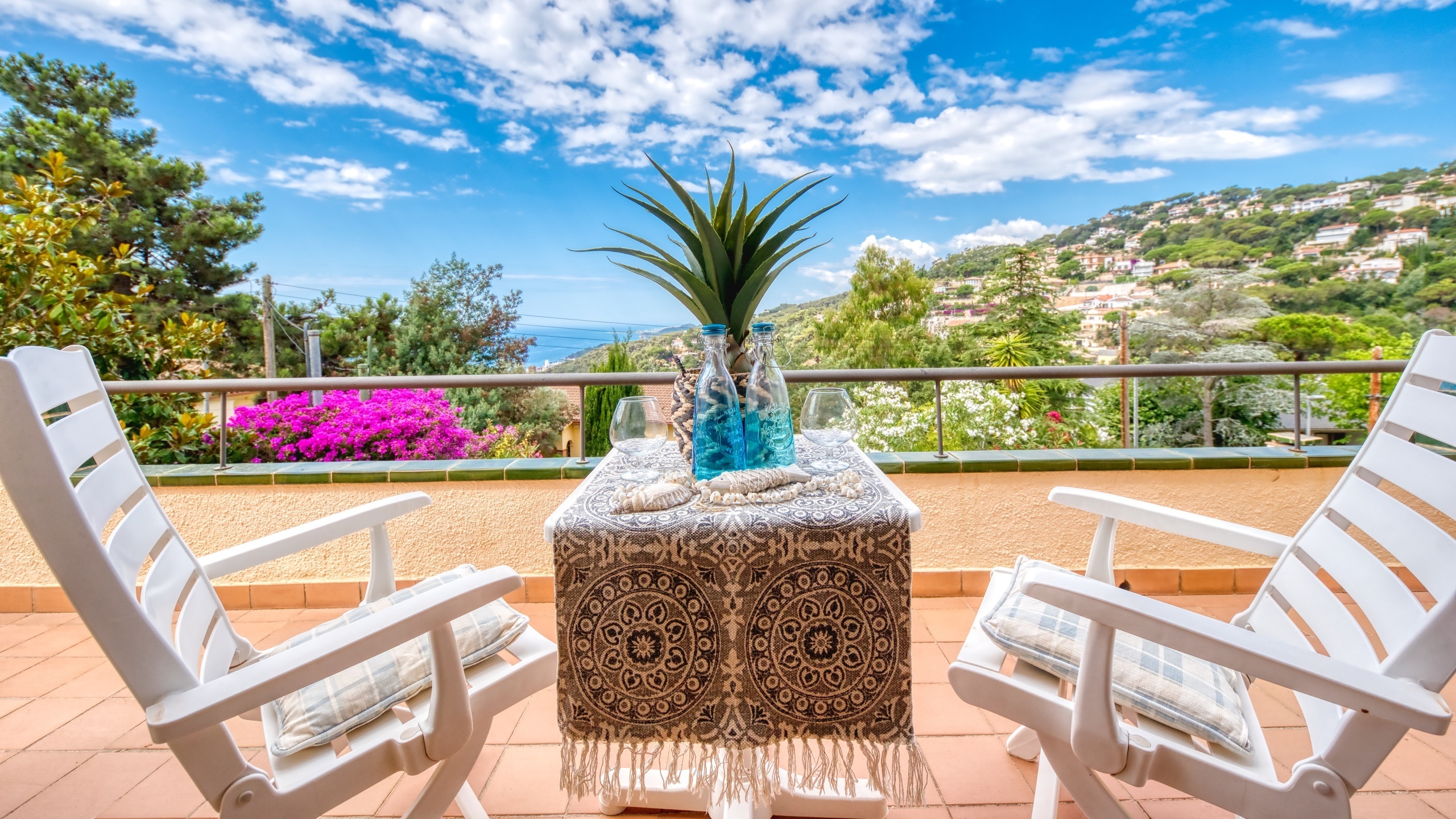 Villas de vacances Costa Brava Espagne - Villa Cleo - Terrasse