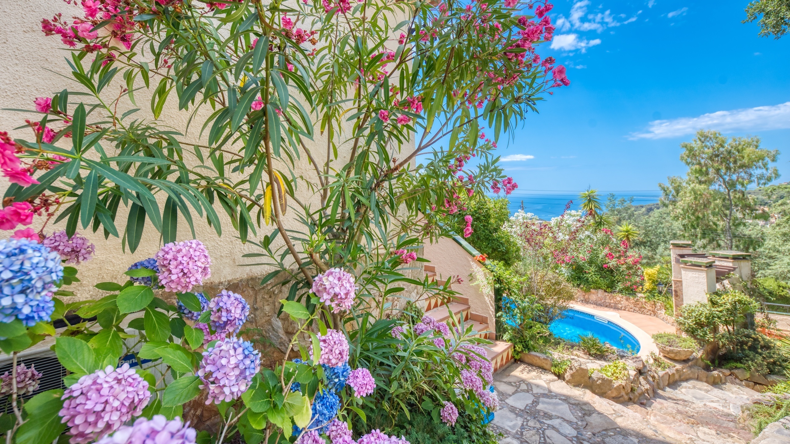 Villas de vacances Costa Brava Espagne - Villa Cleo - Jardin