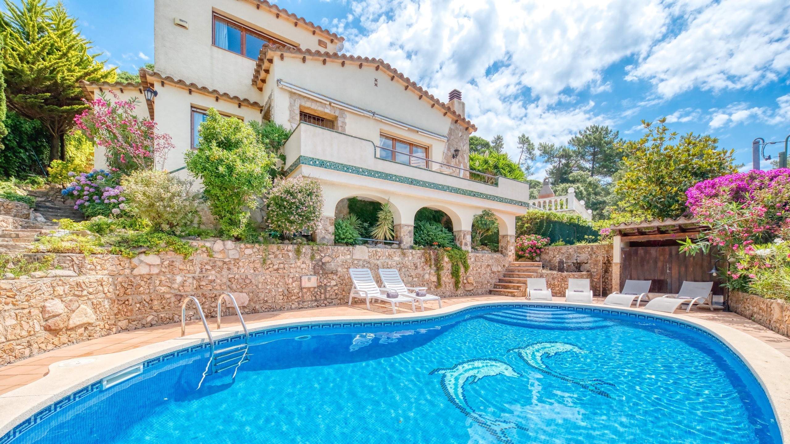 Villas de vacances Costa Brava Espagne - Villa Cleo - Piscine