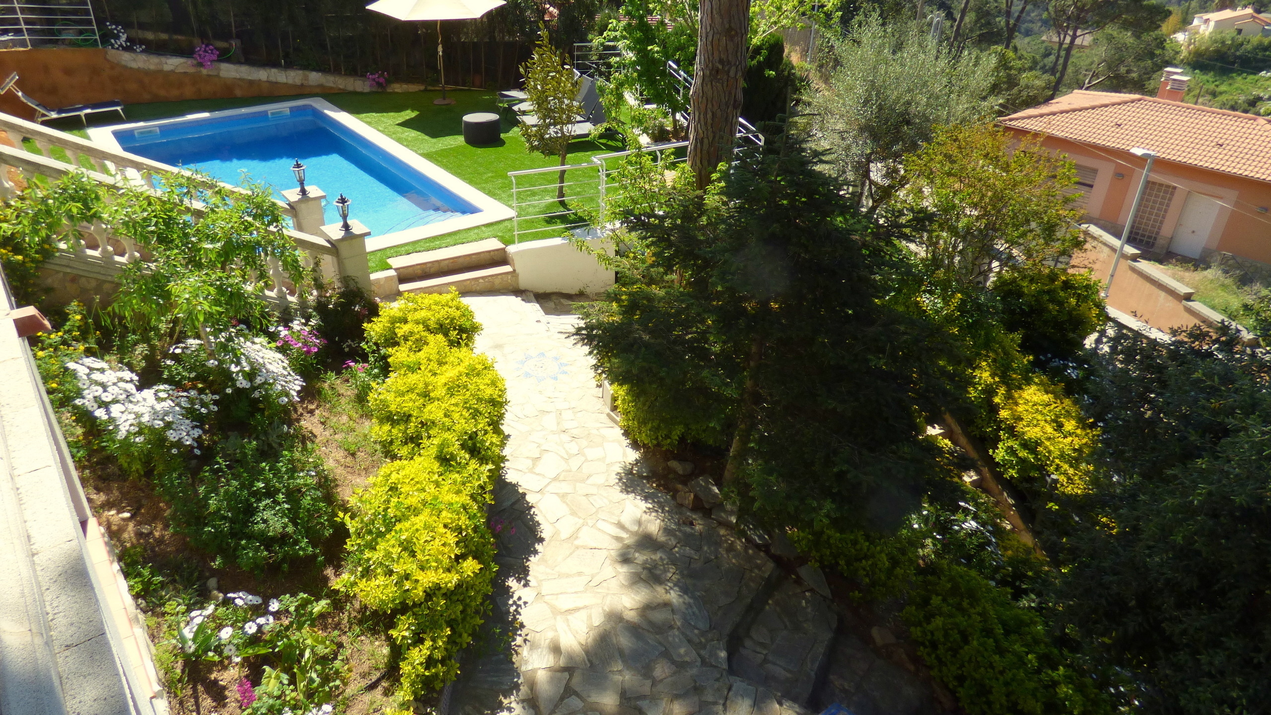 Villas de vacances Costa Brava Espagne - Villa Noa - Jardin