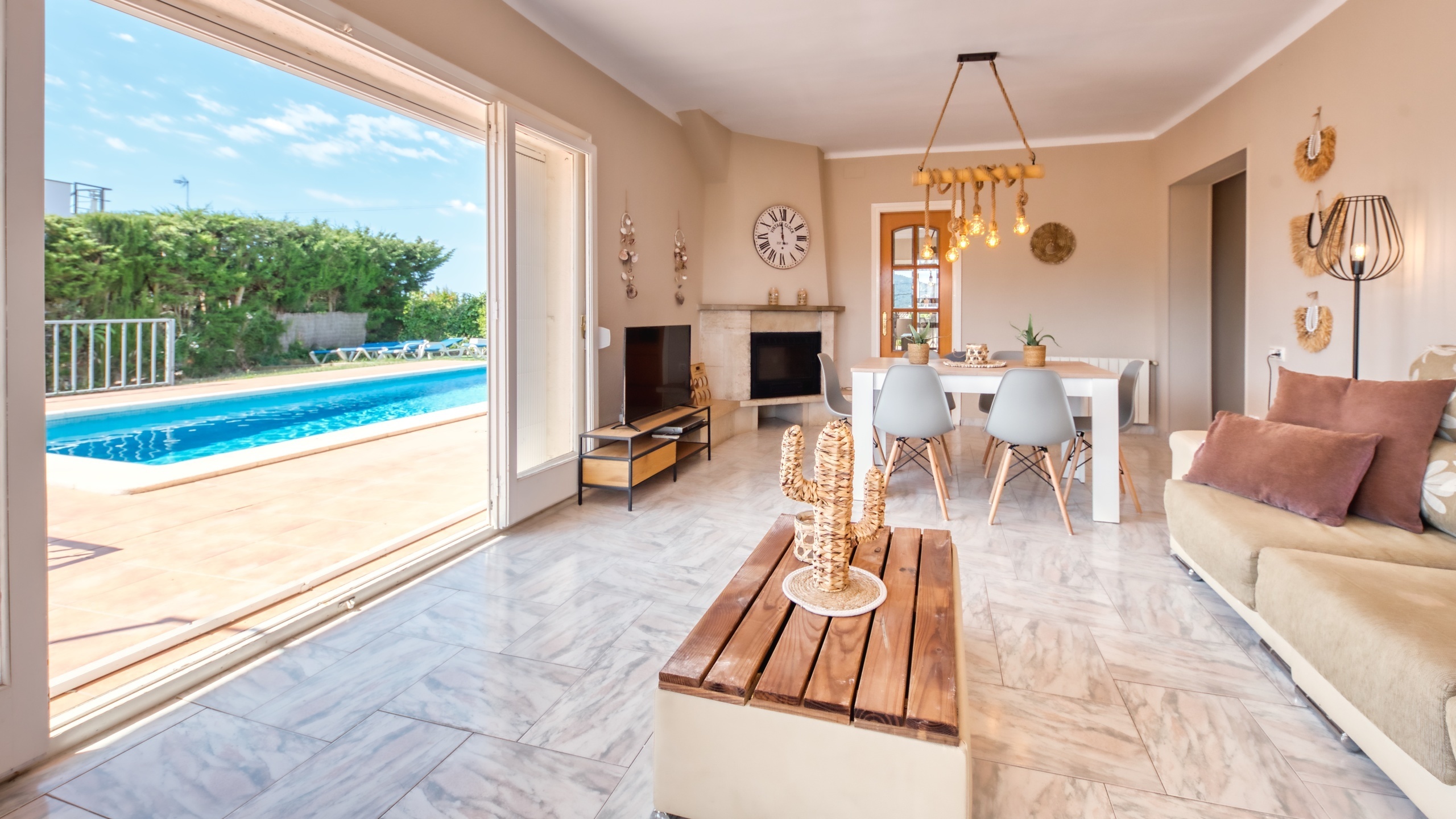 Villas de vacances Costa Brava Espagne - Villa Yara - Espace de vie