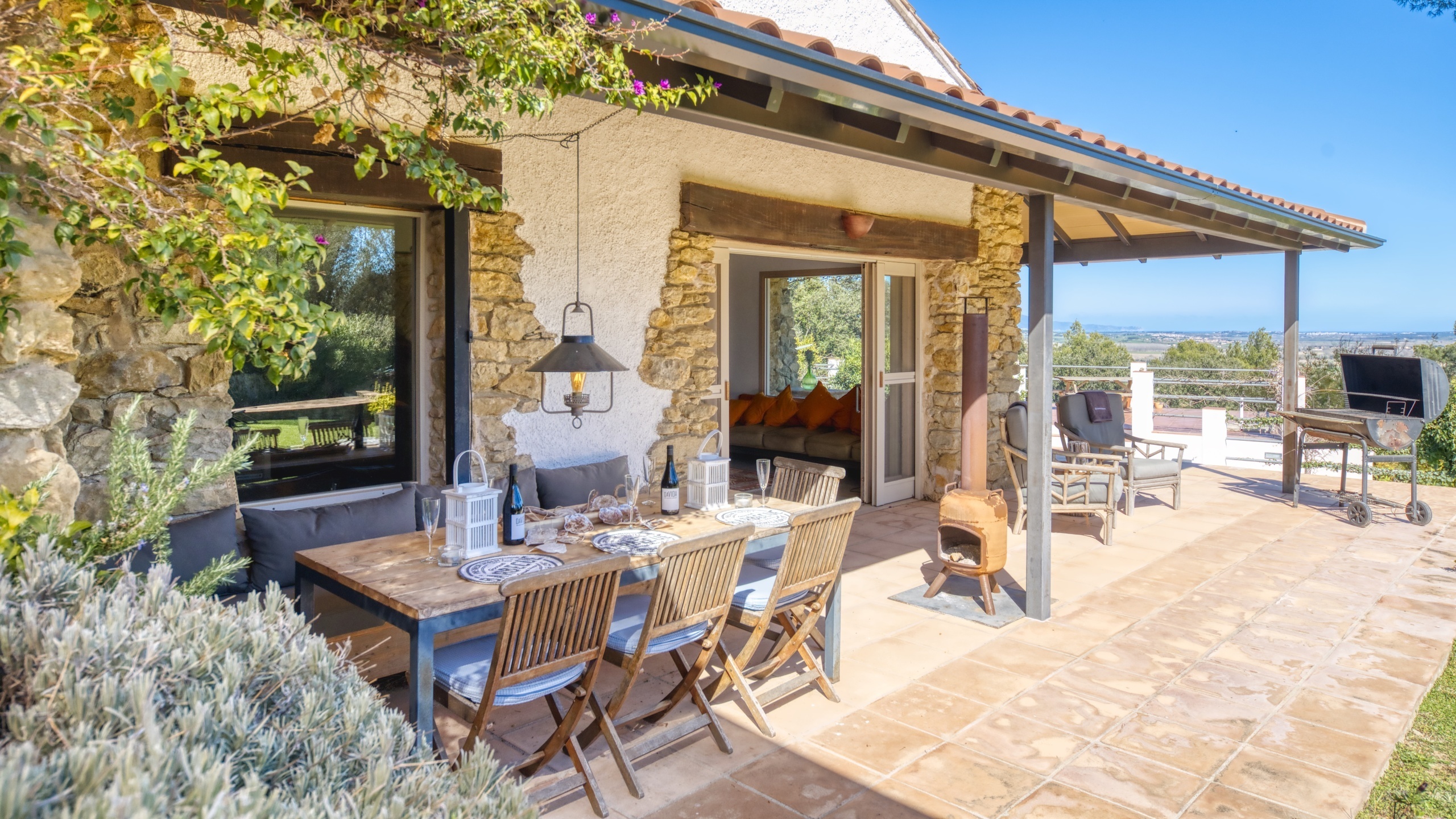 Villas de vacances Costa Brava Countryside Espagne - Villa Racoon - Salon