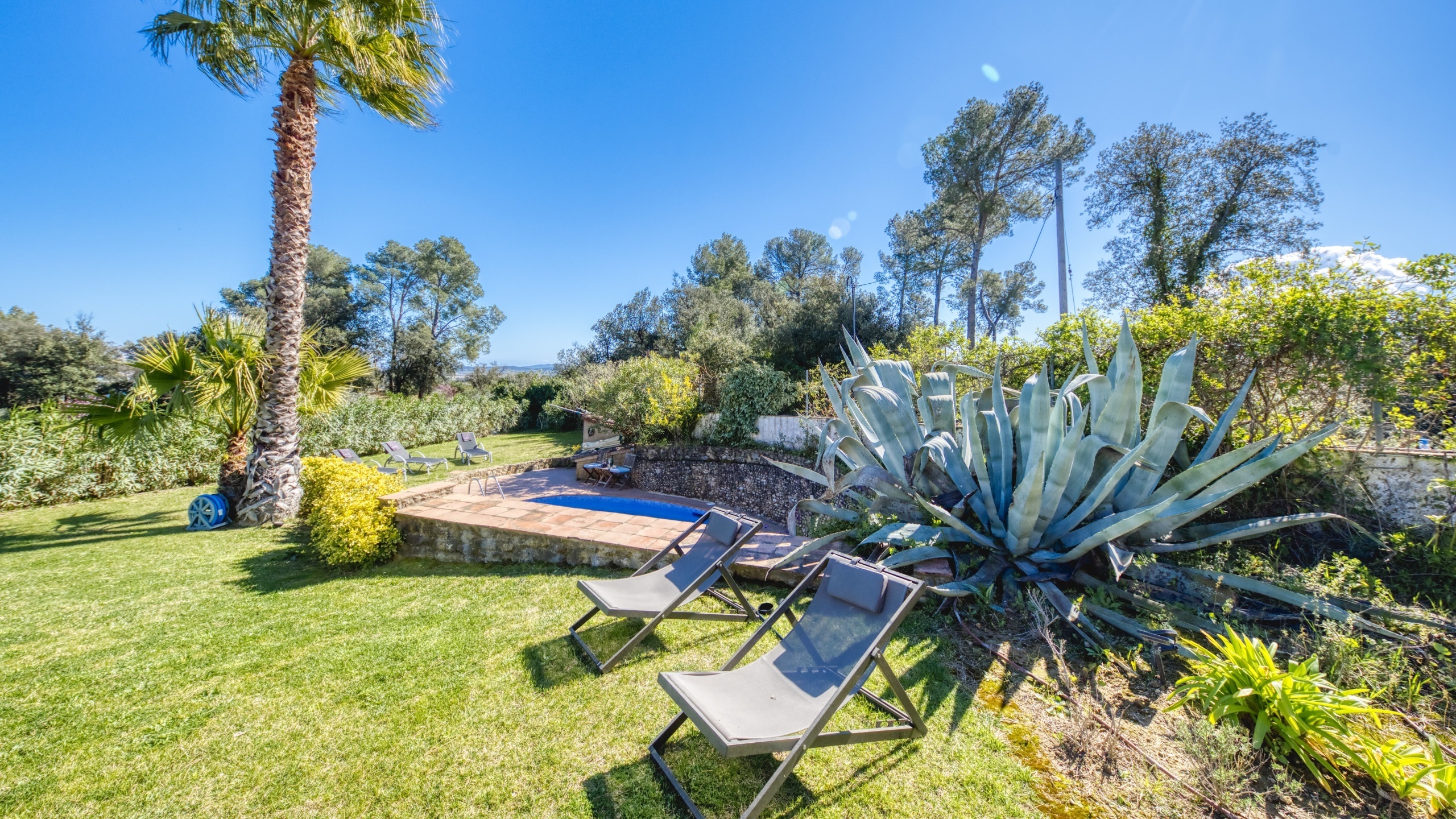 Villas de vacances Costa Brava Countryside Espagne - Villa Racoon - Jardin
