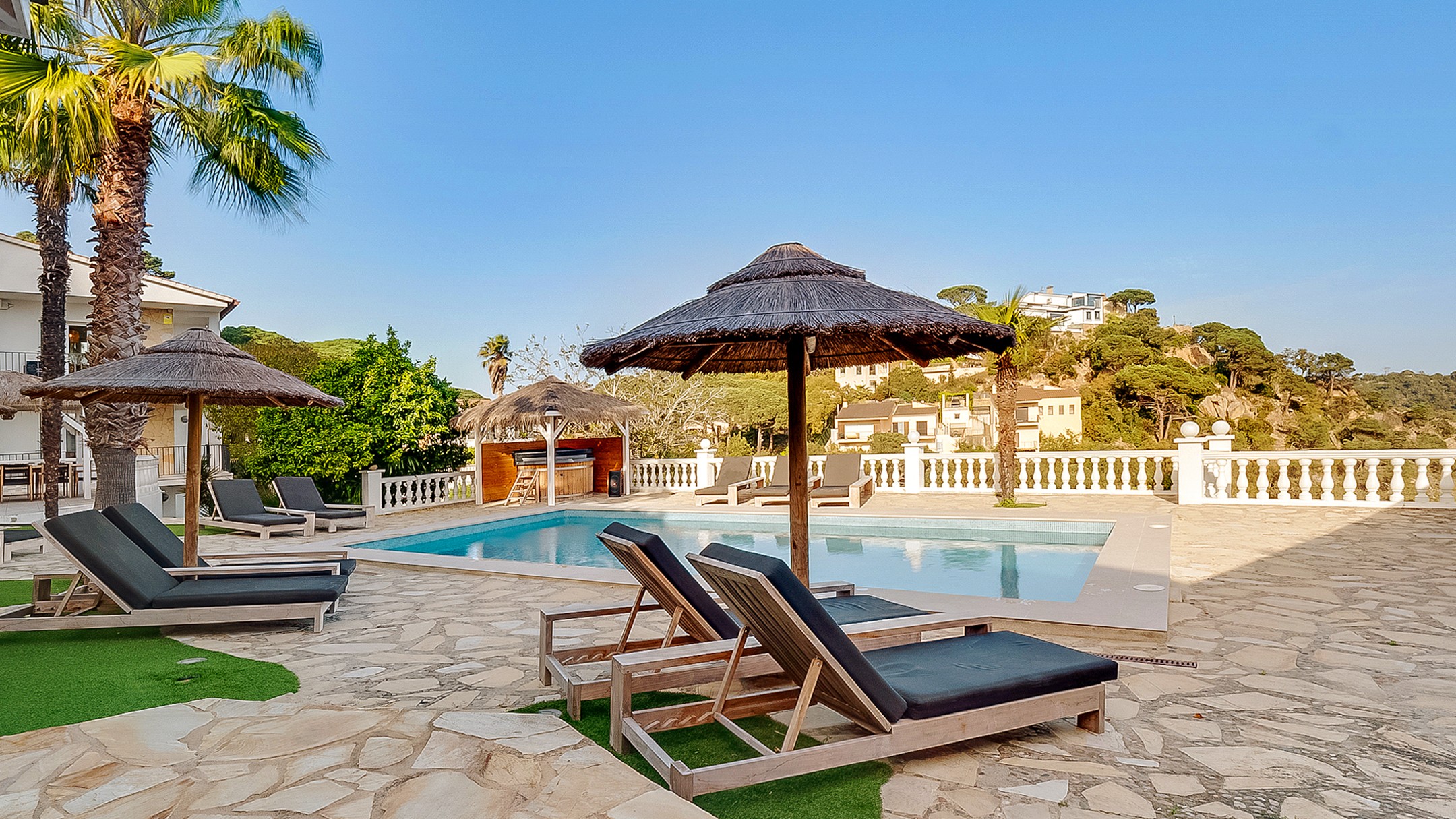 Villas de vacances Costa Brava Espagne - Villa Tropicana - Piscine