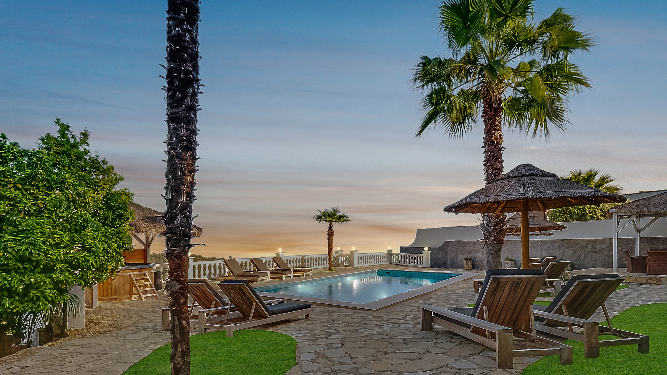 Villas de vacances Costa Brava Espagne - Villa Tropicana - Piscine