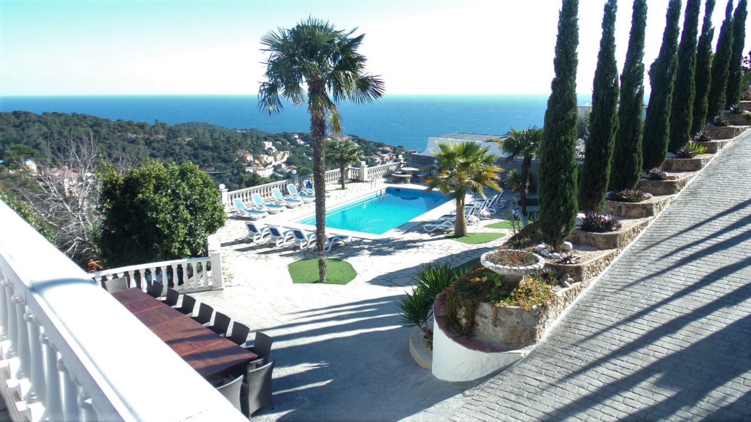 Villas de vacances Costa Brava Espagne - Villa Tropicana - Piscine