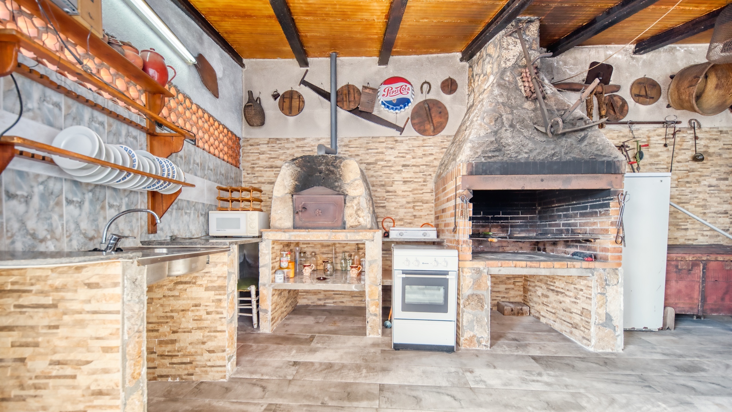 Villas de vacances Costa Brava Espagne - Villa Valeria - Espace barbecue
