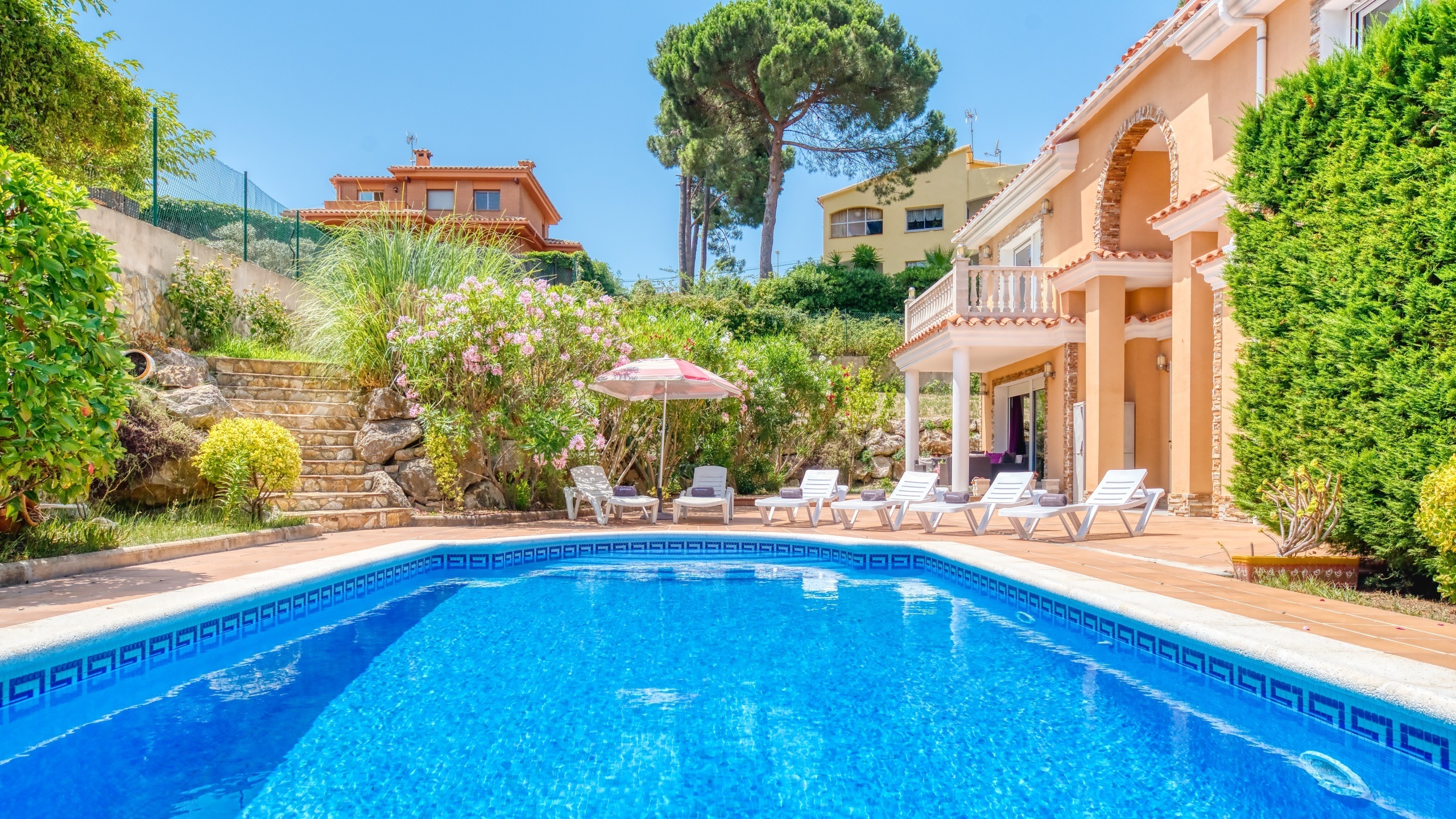 Villas de vacances Costa Brava Espagne - Villa Primavera - Piscine