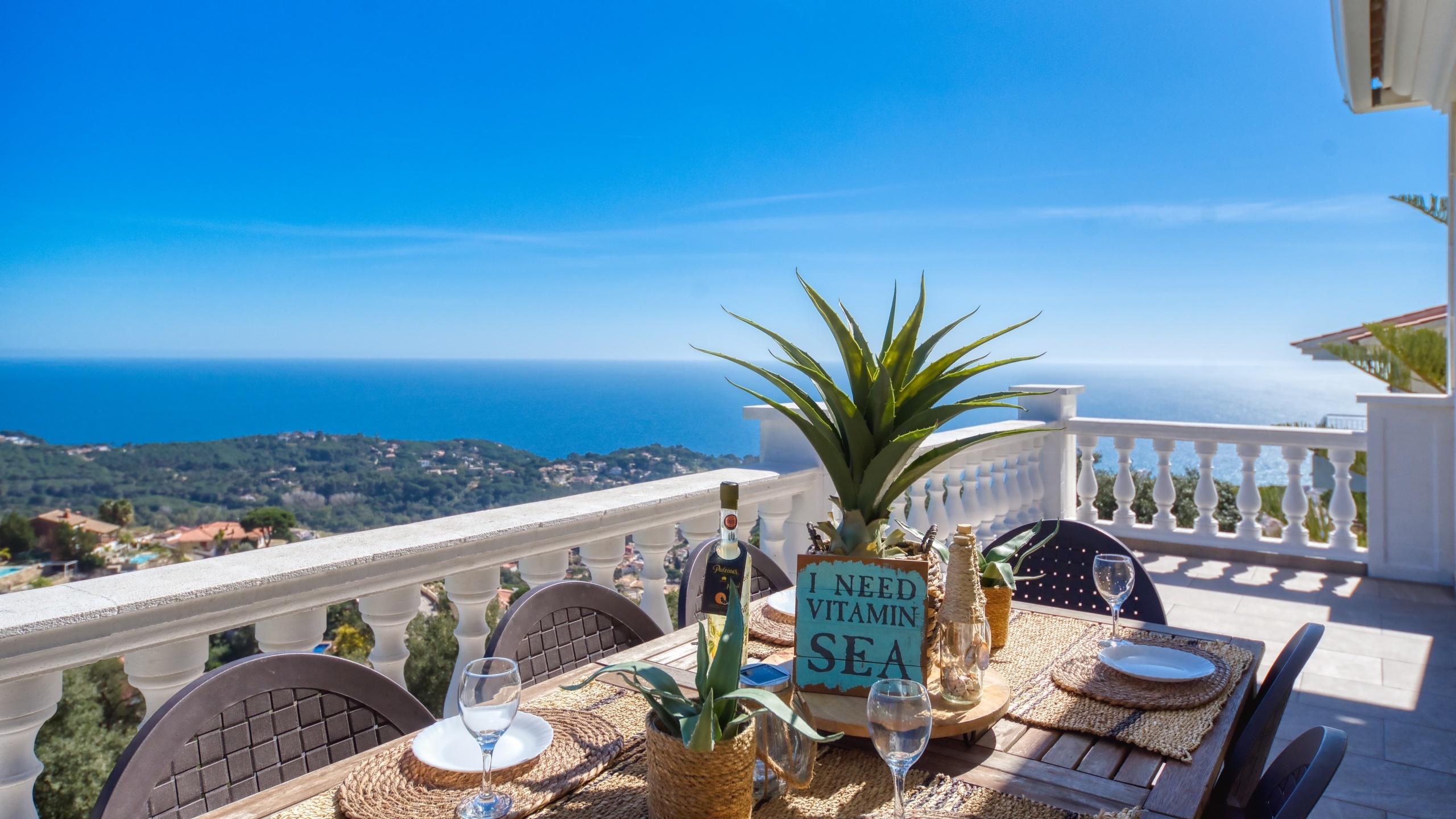 Villas de vacances Costa Brava Espagne - Villa Sunrise - Terrasse
