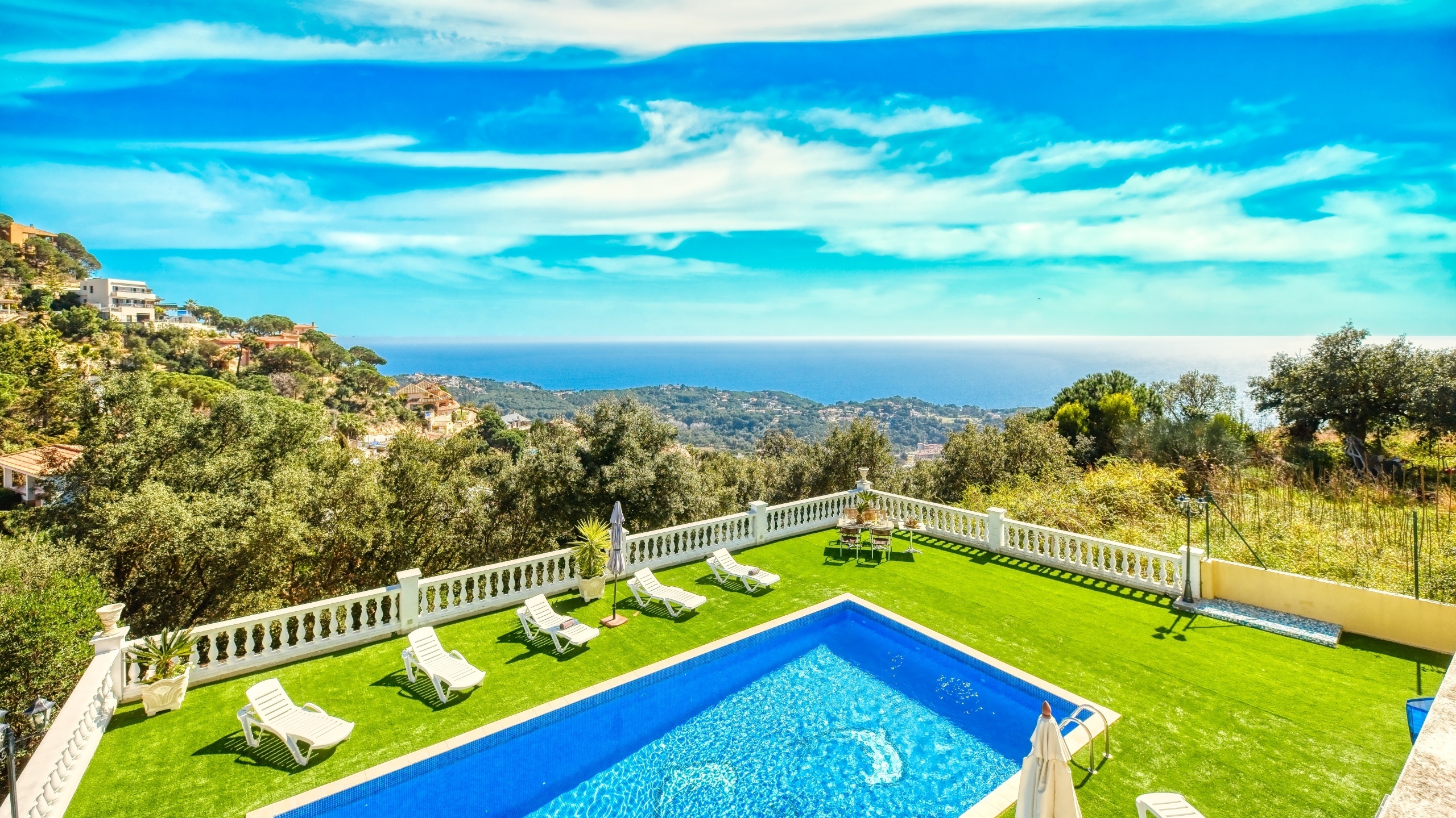 Villas de vacances Costa Brava Espagne - Villa Sunrise - L’une des vues