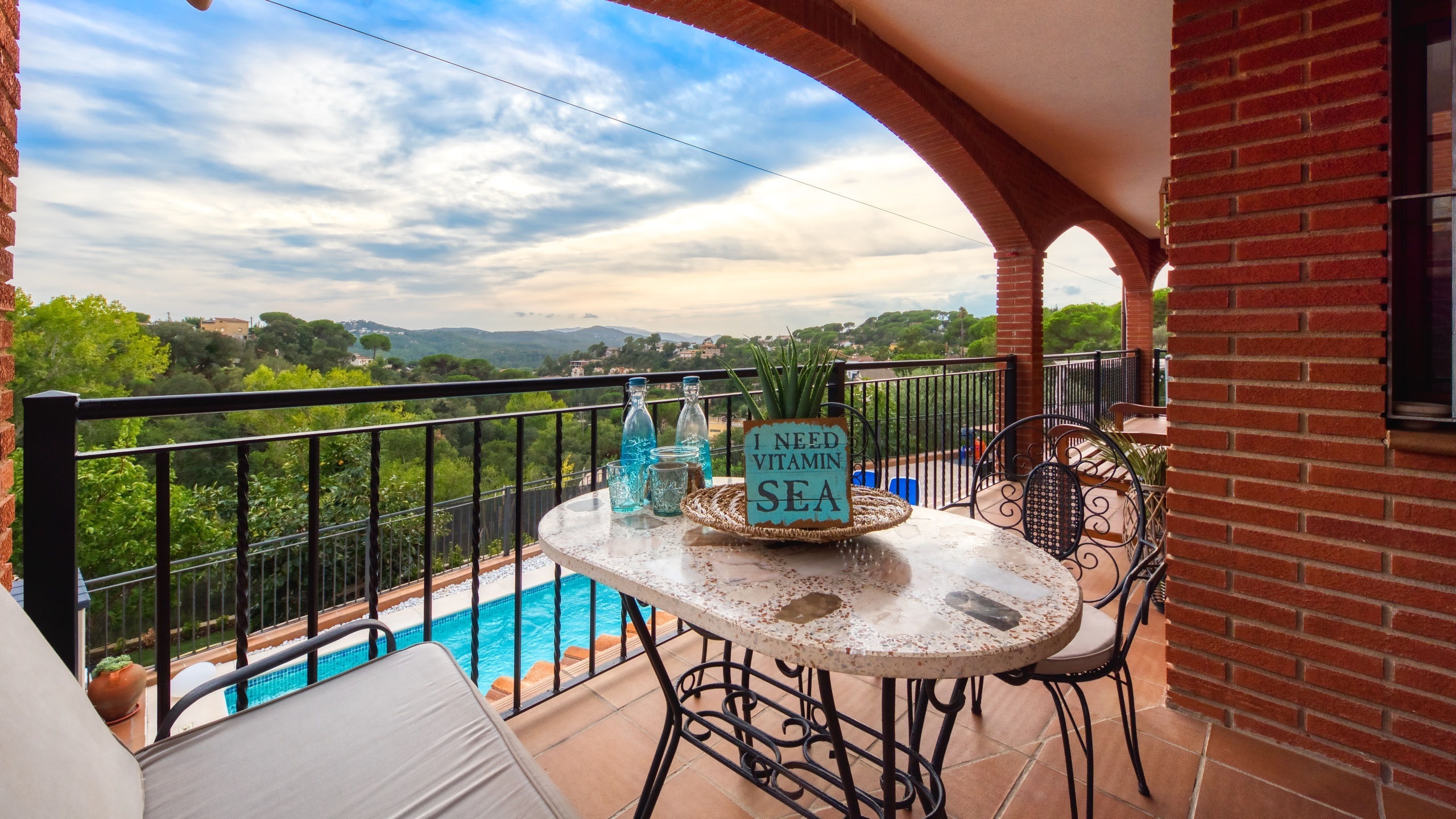 Villas de vacances Costa Brava Espagne - Villa Verger - Terrasse