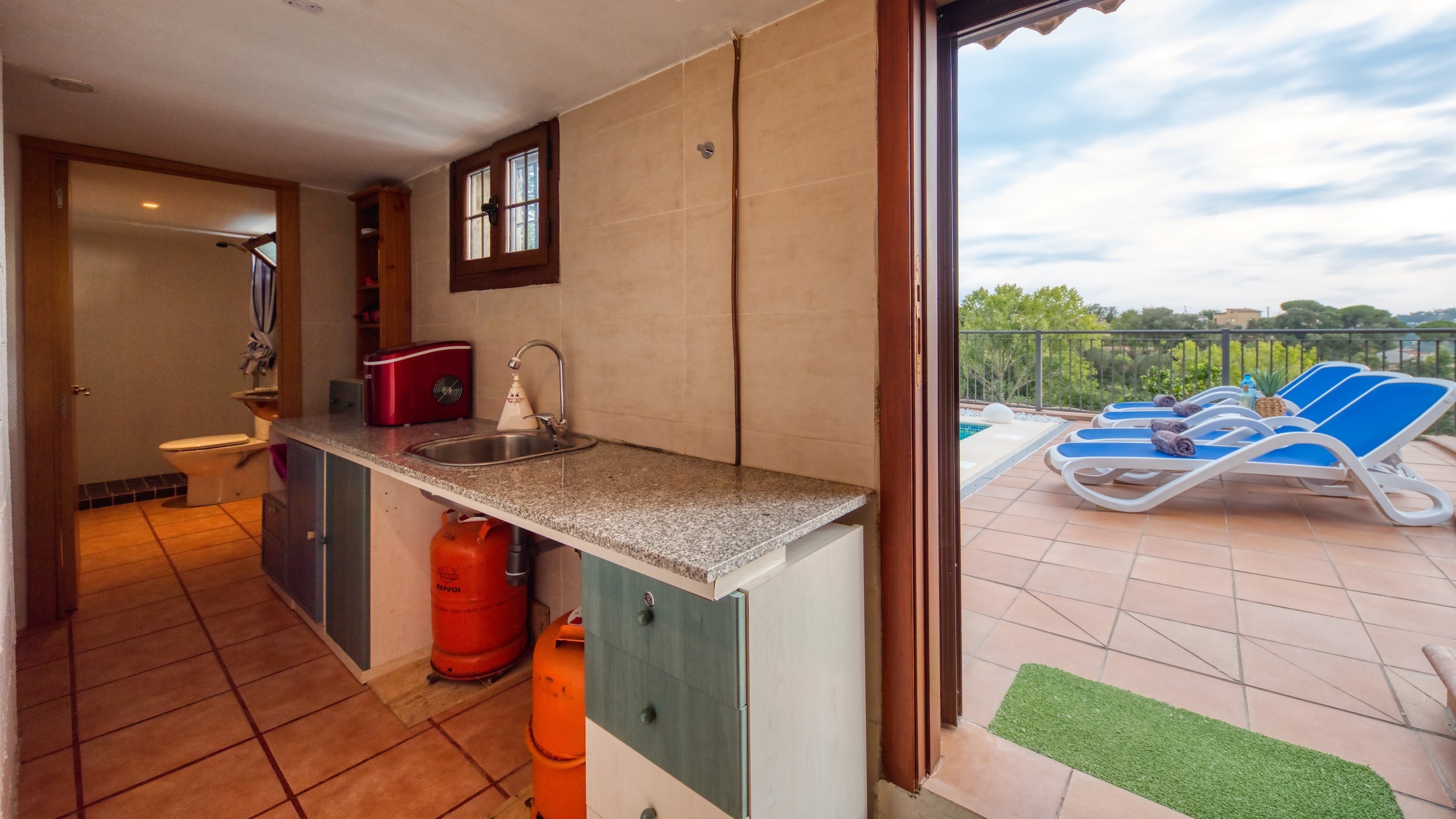 Villas de vacances Costa Brava Espagne - Villa Verger - Cuisine supplémentaire