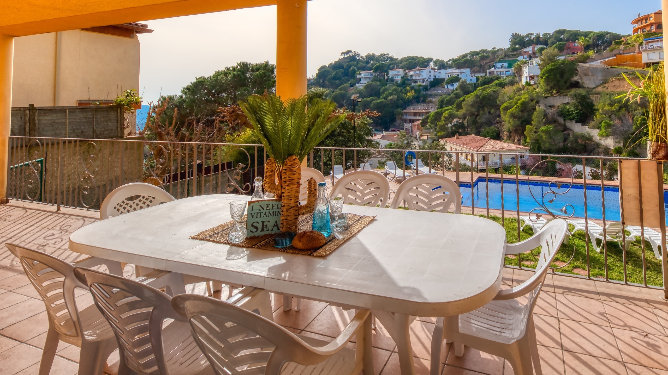 Villas de vacances Costa Brava Espagne - Villa Marysol - Terrasse