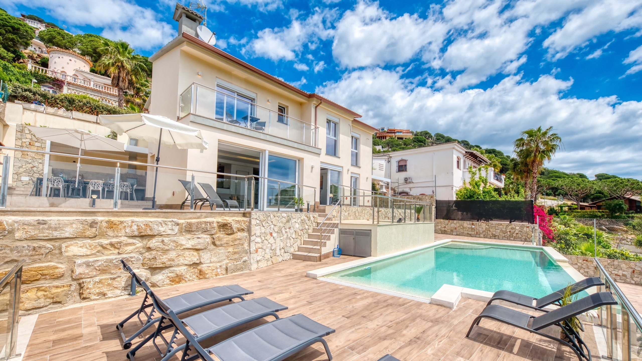 Villas de vacances Costa Brava Espagne - Villa BellaVista - Villa à l’extérieur