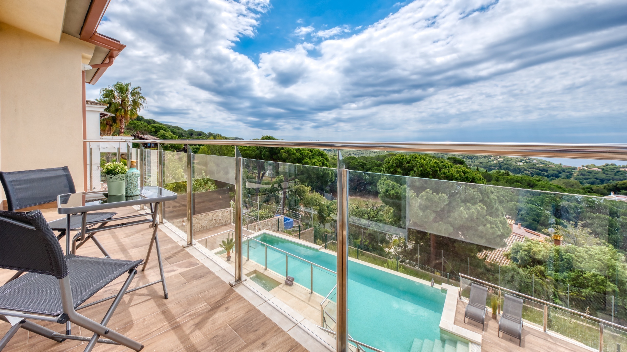 Villas de vacances Costa Brava Espagne - Villa BellaVista - Terrasse