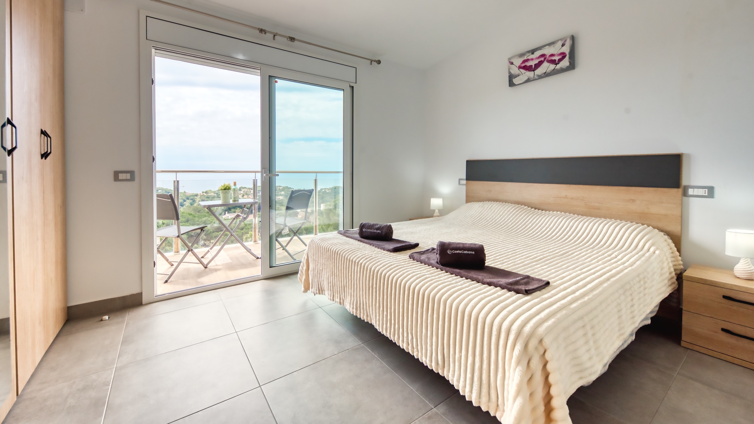 Villas de vacances Costa Brava Espagne - Villa BellaVista - Chambre des maîtres