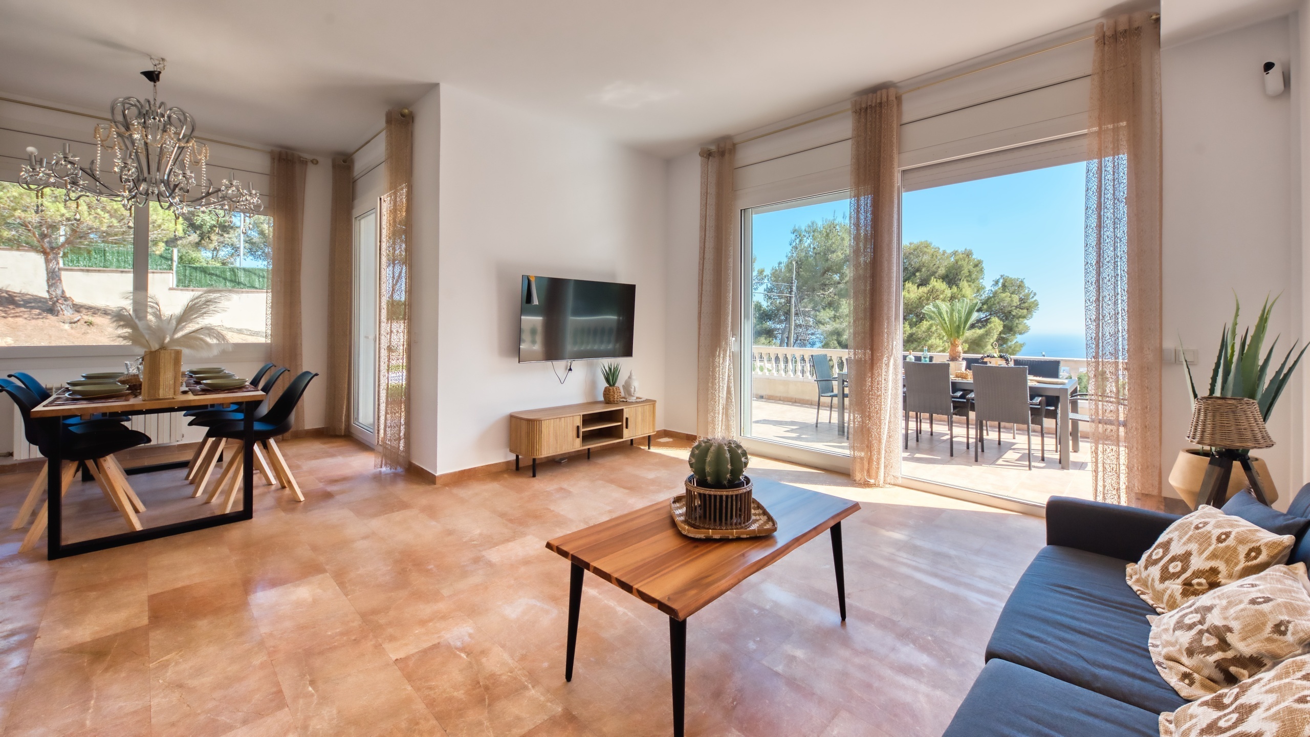 Villas de vacances Costa Brava Espagne - Villa Ibiza - Espace de vie
